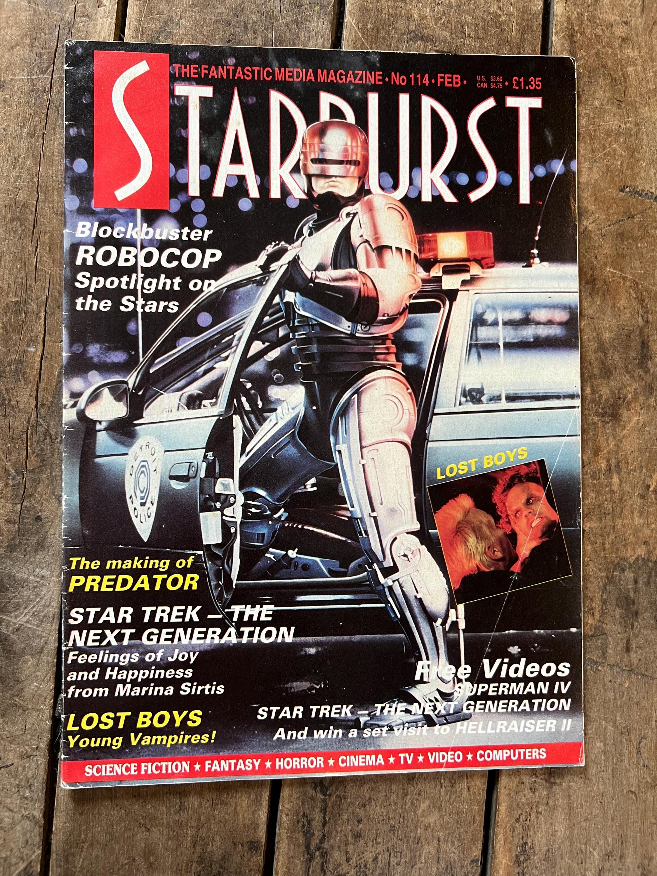 Starburst Magazine - February 1988 Issue - ROBOCOP Cover & Feature