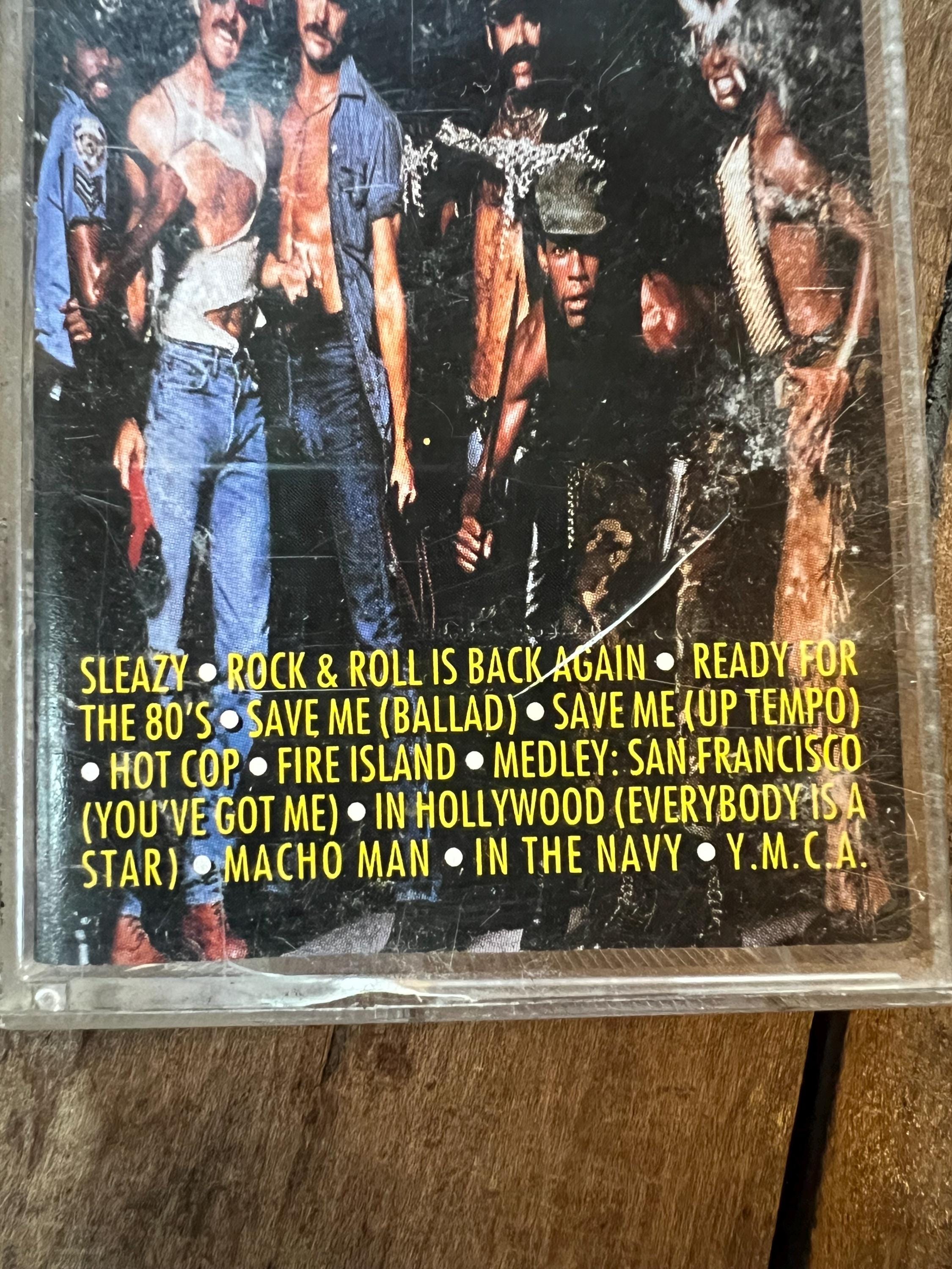 1979 Village People Cassette Tape: Live and Sleazy - Polygram Records
