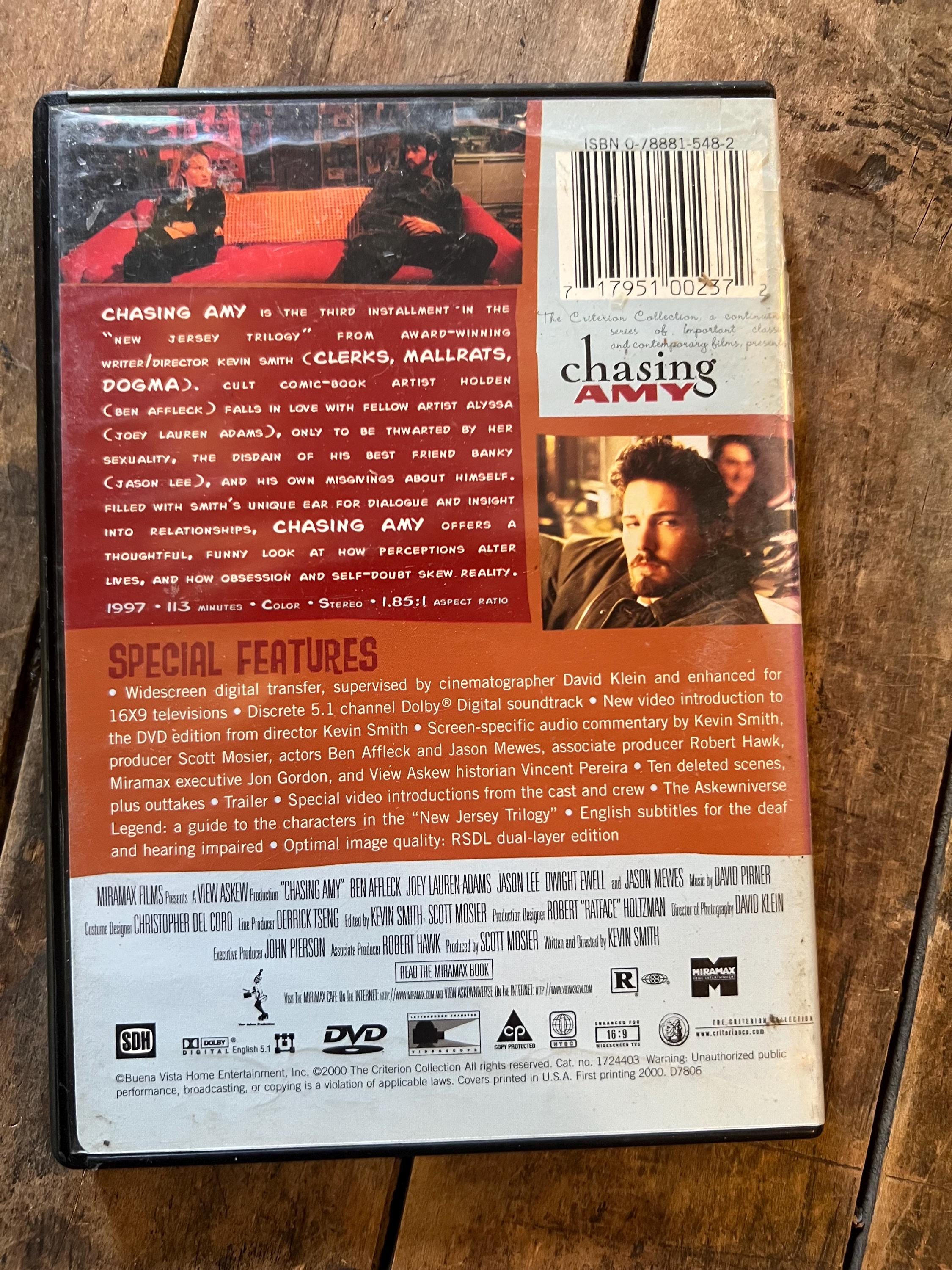 Chasing Amy ( DVD 1997 )  Starring Kevin Smith, Ben Affleck & Joey Lauren Adams