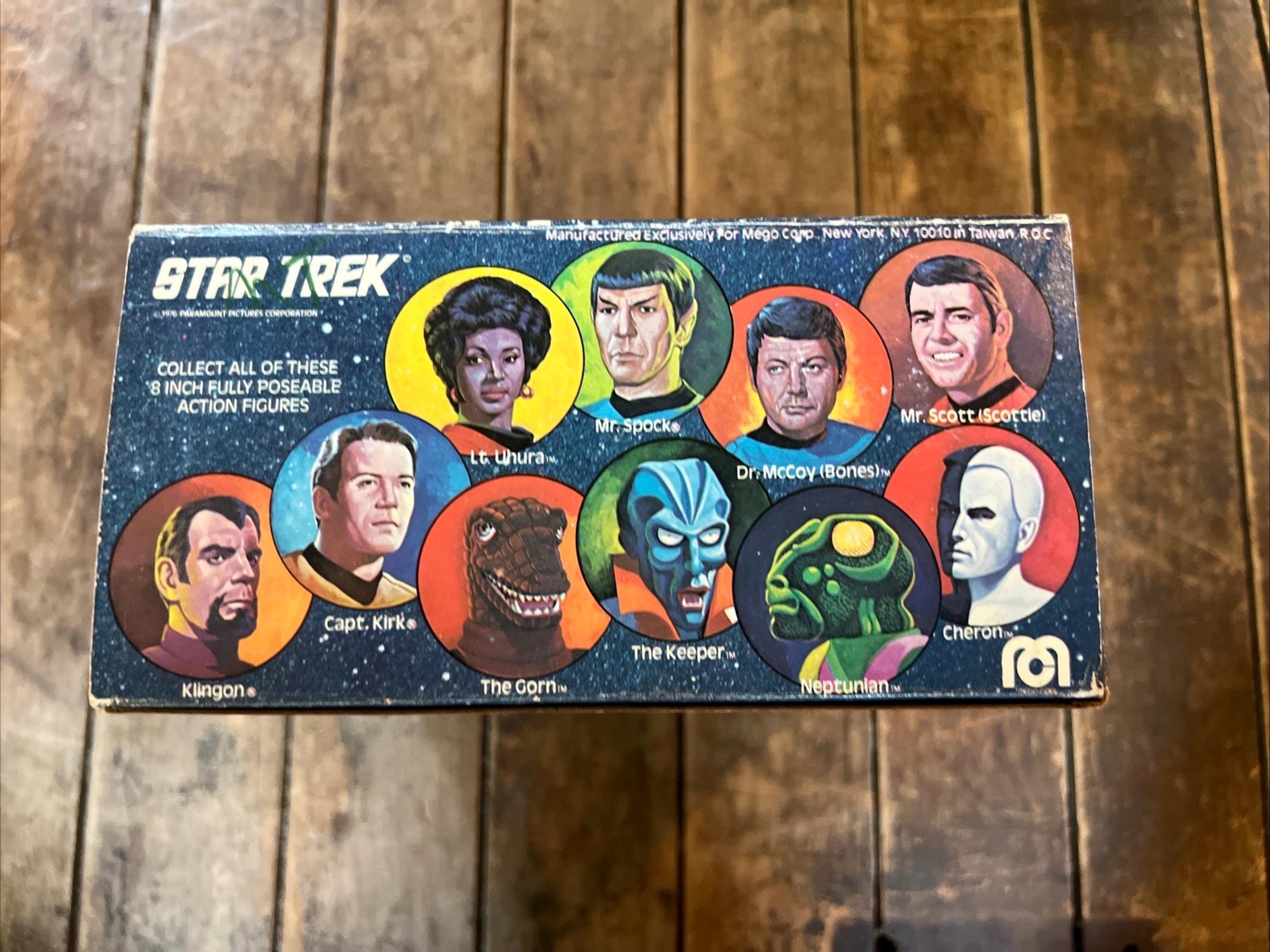 1976 Mego - Star Trek - Super Phaser II Target Game - Original Box No. 51222