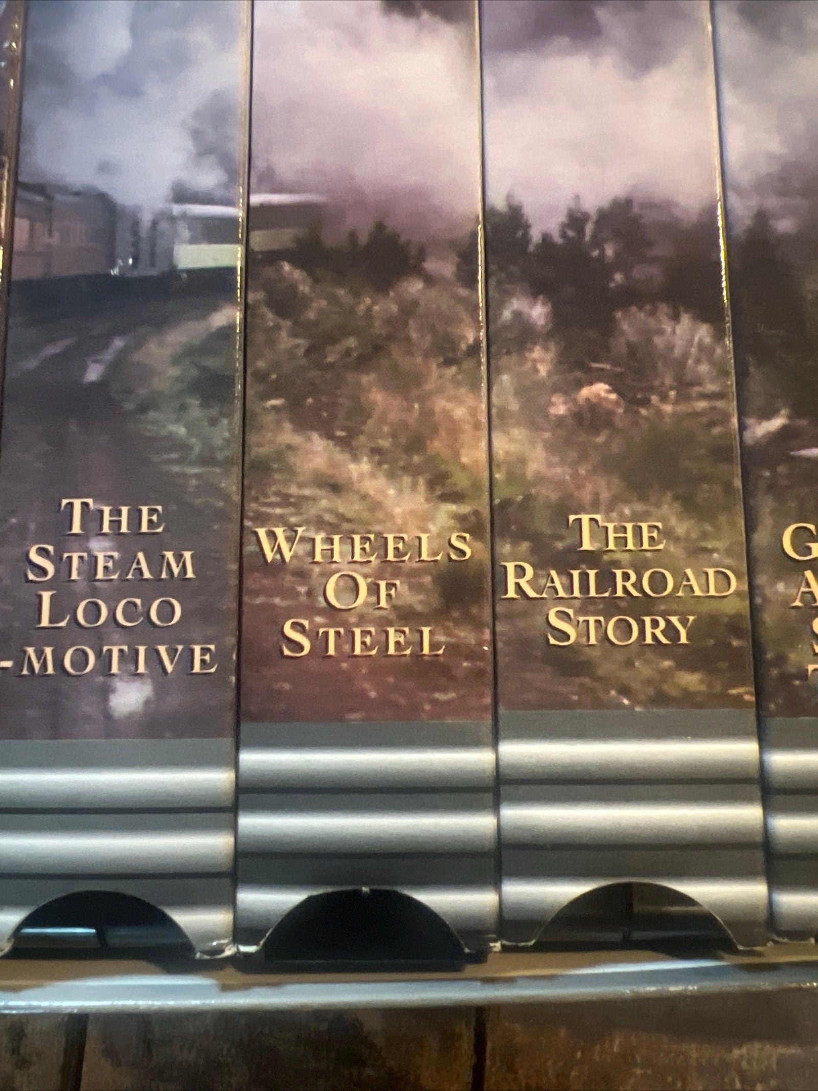 1995  America’s Railroad The Steam Train Legacy - Complete VHS Movie Box Set 7 Movie Lot