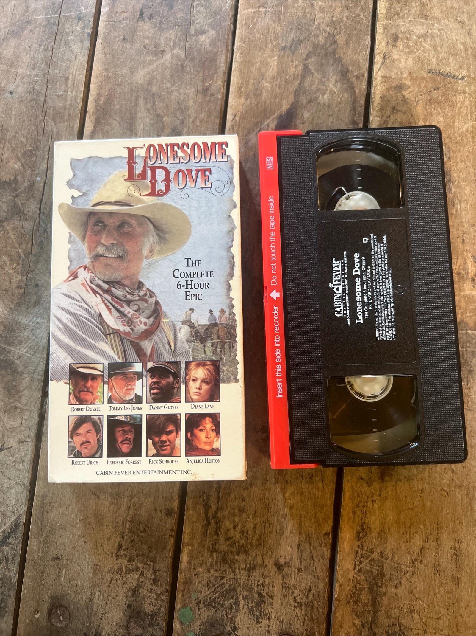 Lonesome Dove VHS: 1989 Epic Western Movie Starring Duvall & Jones