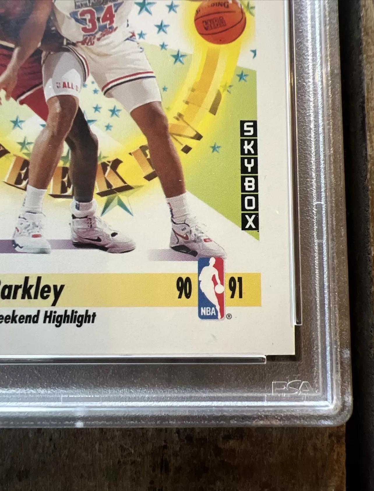 Vintage 1991 Skybox Charles Barkley All-Star Game Card - PSA 8