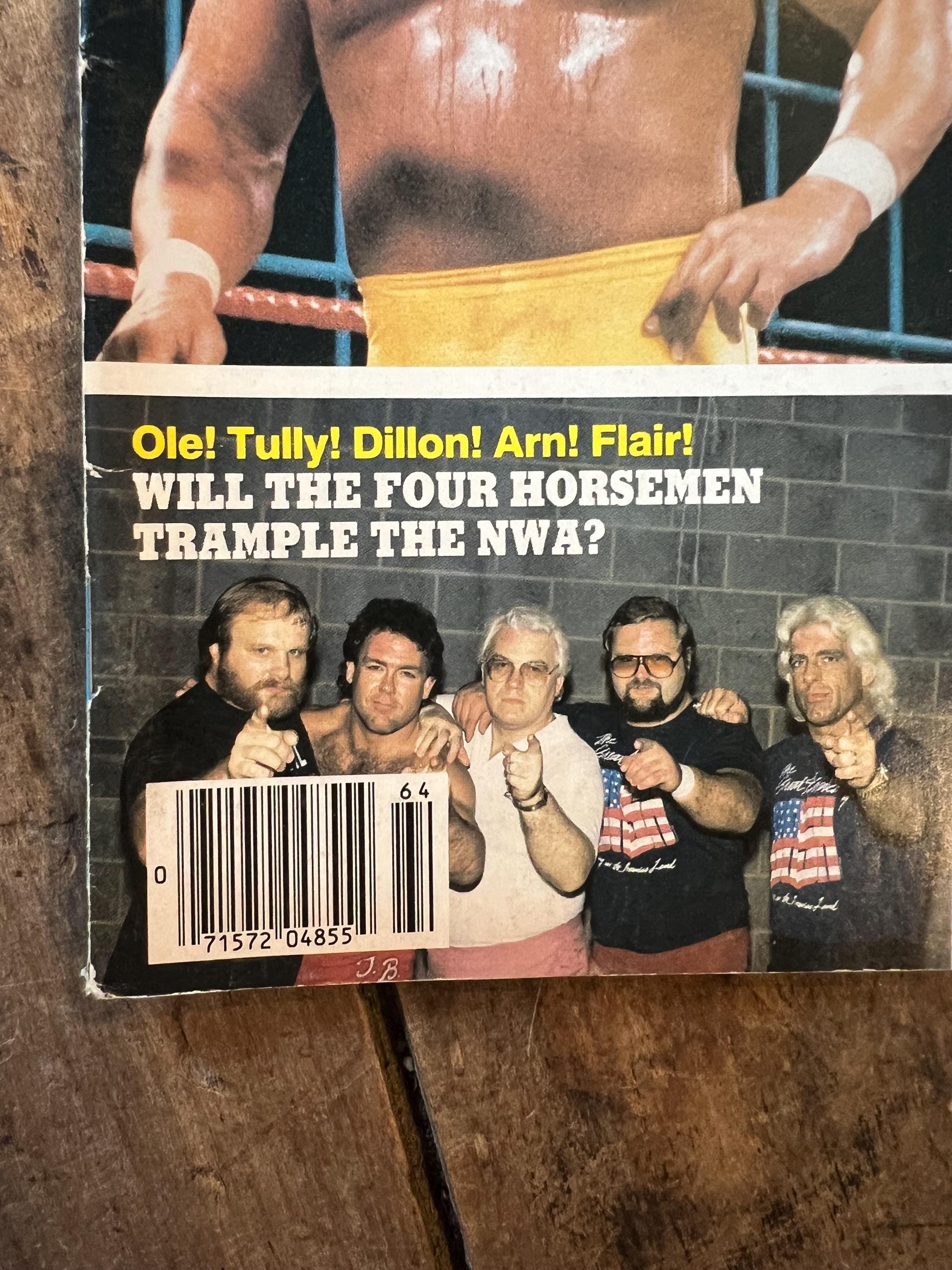 Wrestling USA Magazine - 1986 Winter Issue - Hulk Hogan & Jimmy Superfly Snuka Cover