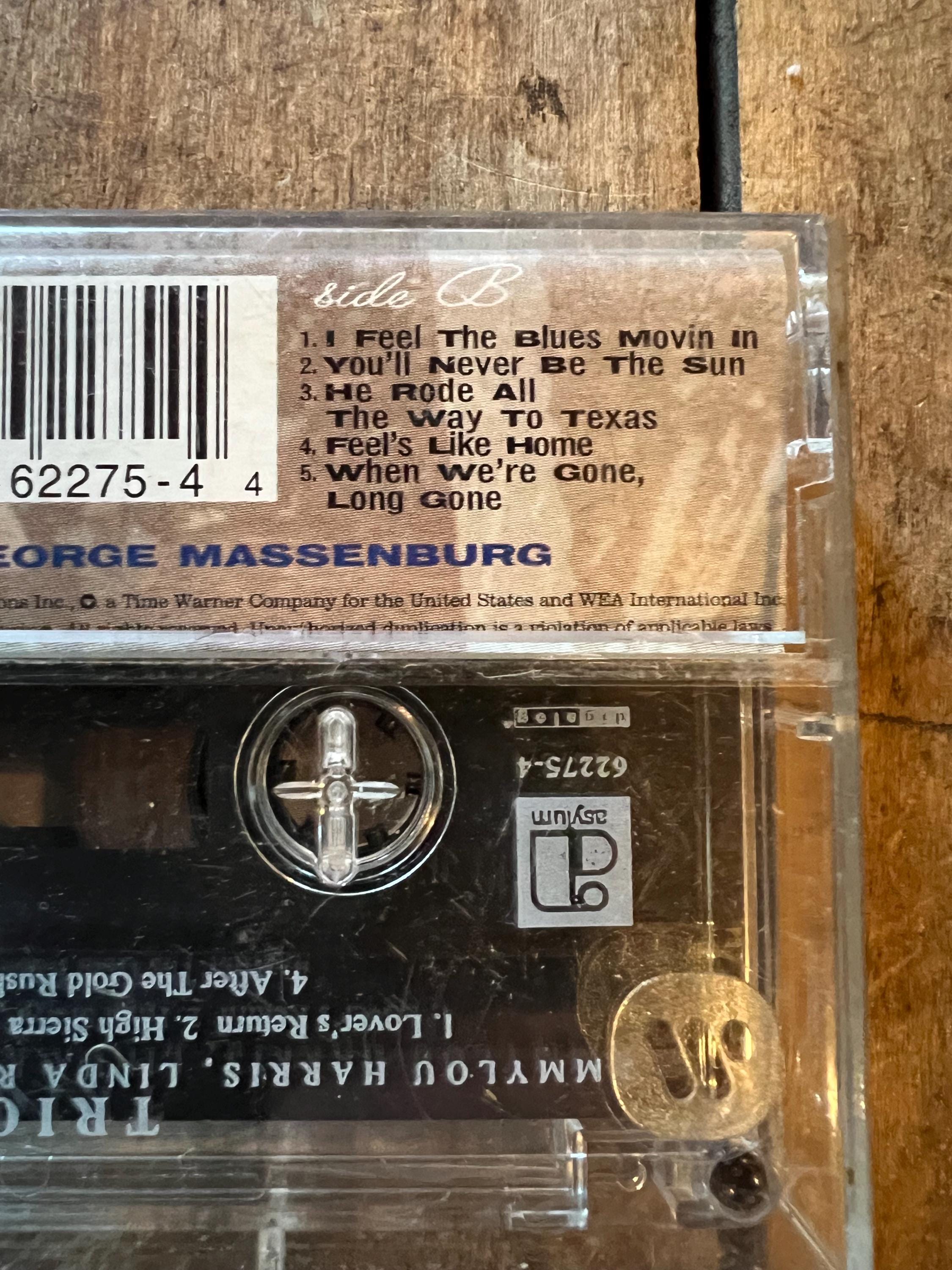 1999 Emmylou Harris, Linda Ronstadt & Dolly Parton “Trio Two” Cassette Tape - Asylum Records
