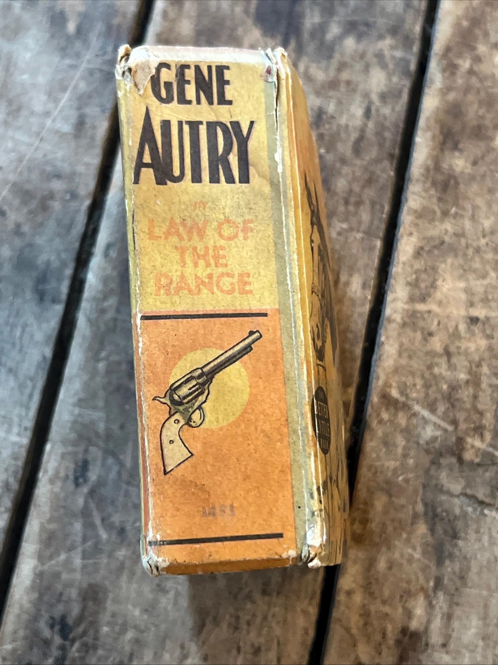Vintage 1939 Gene Autry "Law Of The Range" Hardcover Book