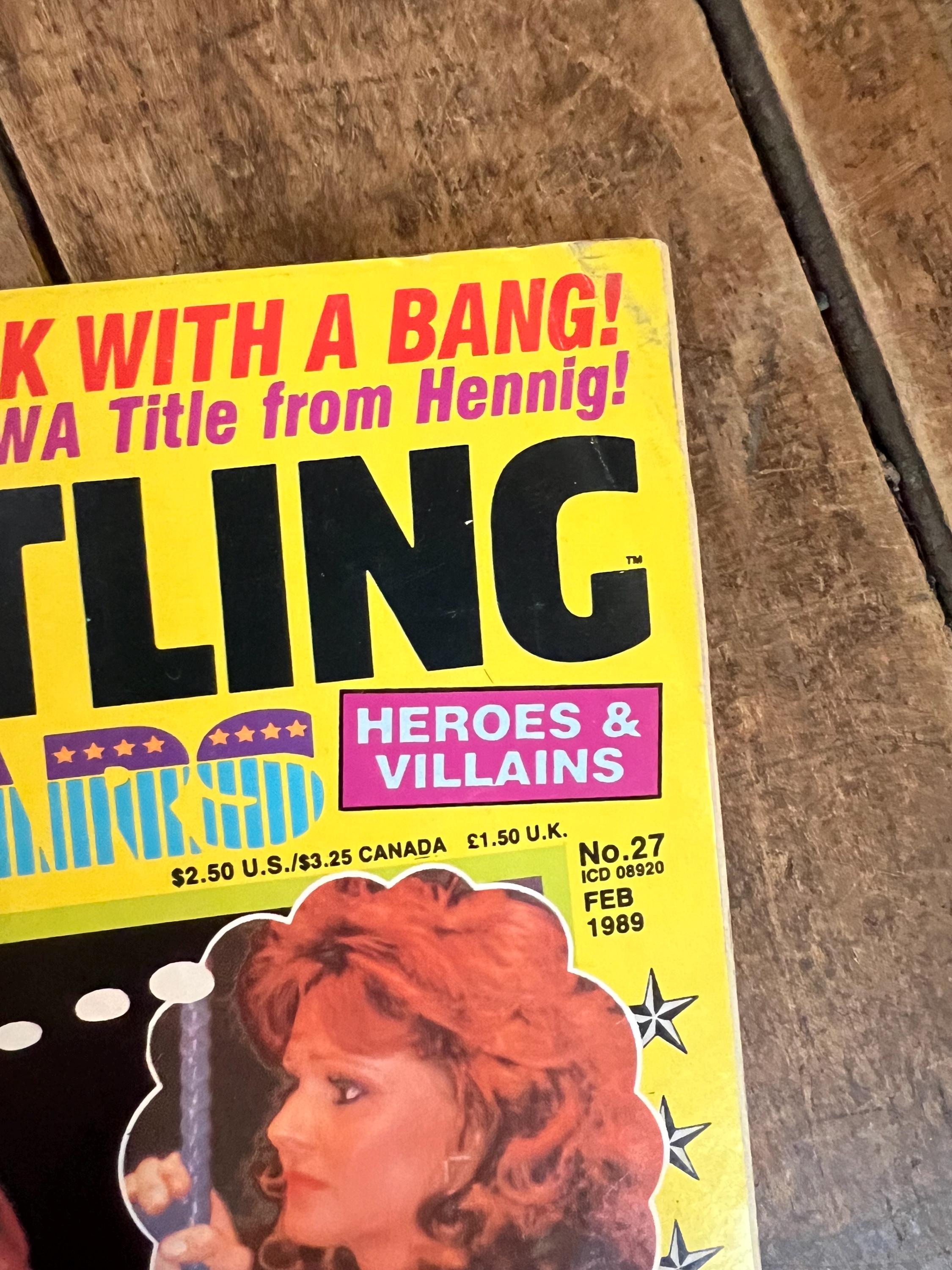 Wrestling All Stars Magazine  - February 1989 WWF WWE - Hulk Hogan Cover