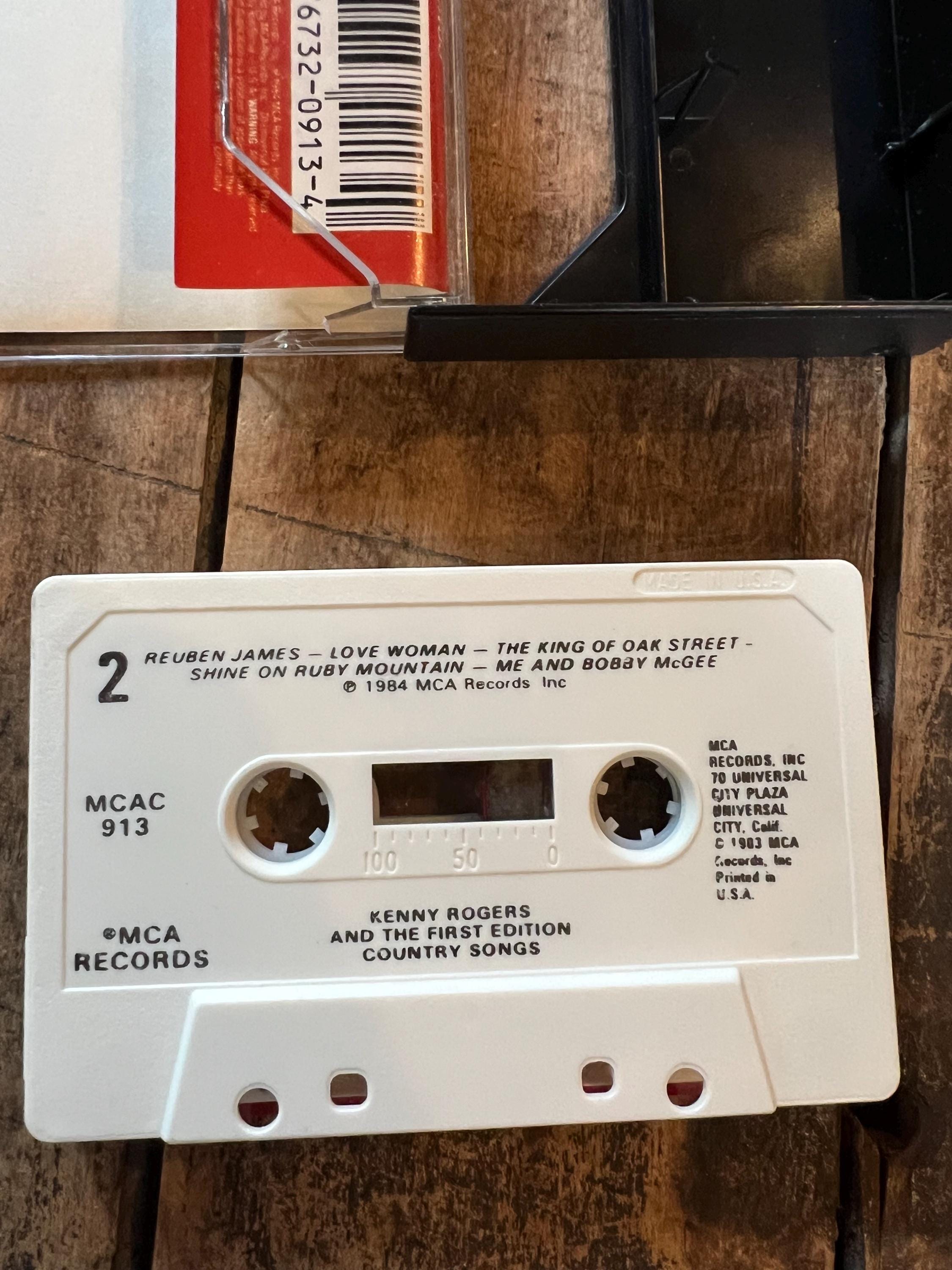 1984 Kenny Rogers & The First Edition Country Songa Cassette Tape - MCA Records
