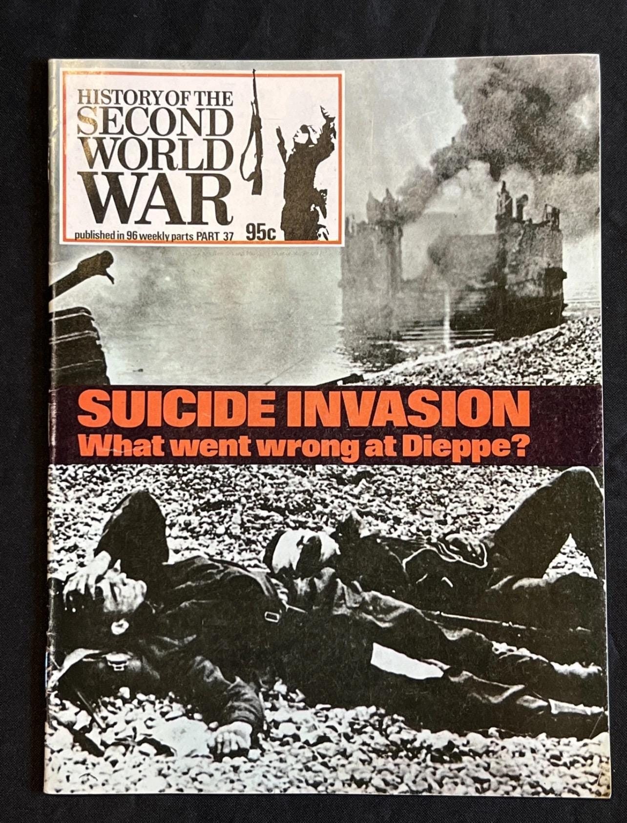 Vintage 1973 History Of The Second World War Magazine Part 37