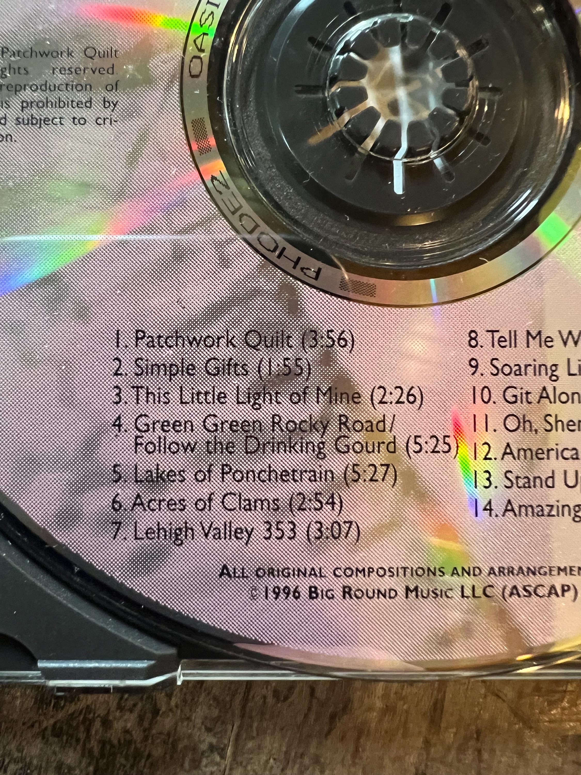 Peggo and Paul Patchwork Quilt CD - 1996 Warner Bros. Records