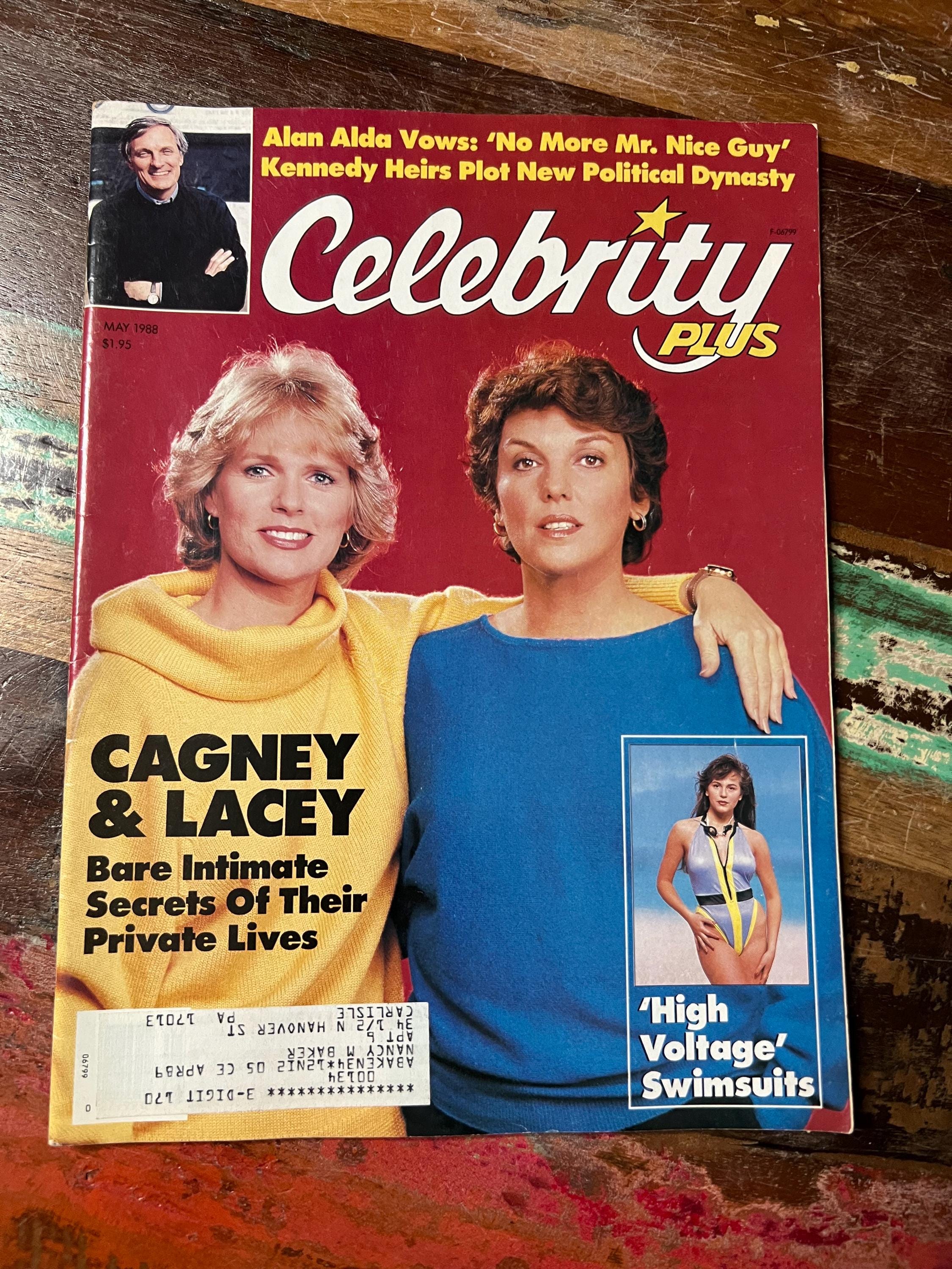 Celebrity Plus Magazine - Gossip / Tabloid - May 1988 - Cagney & Lacey Cover