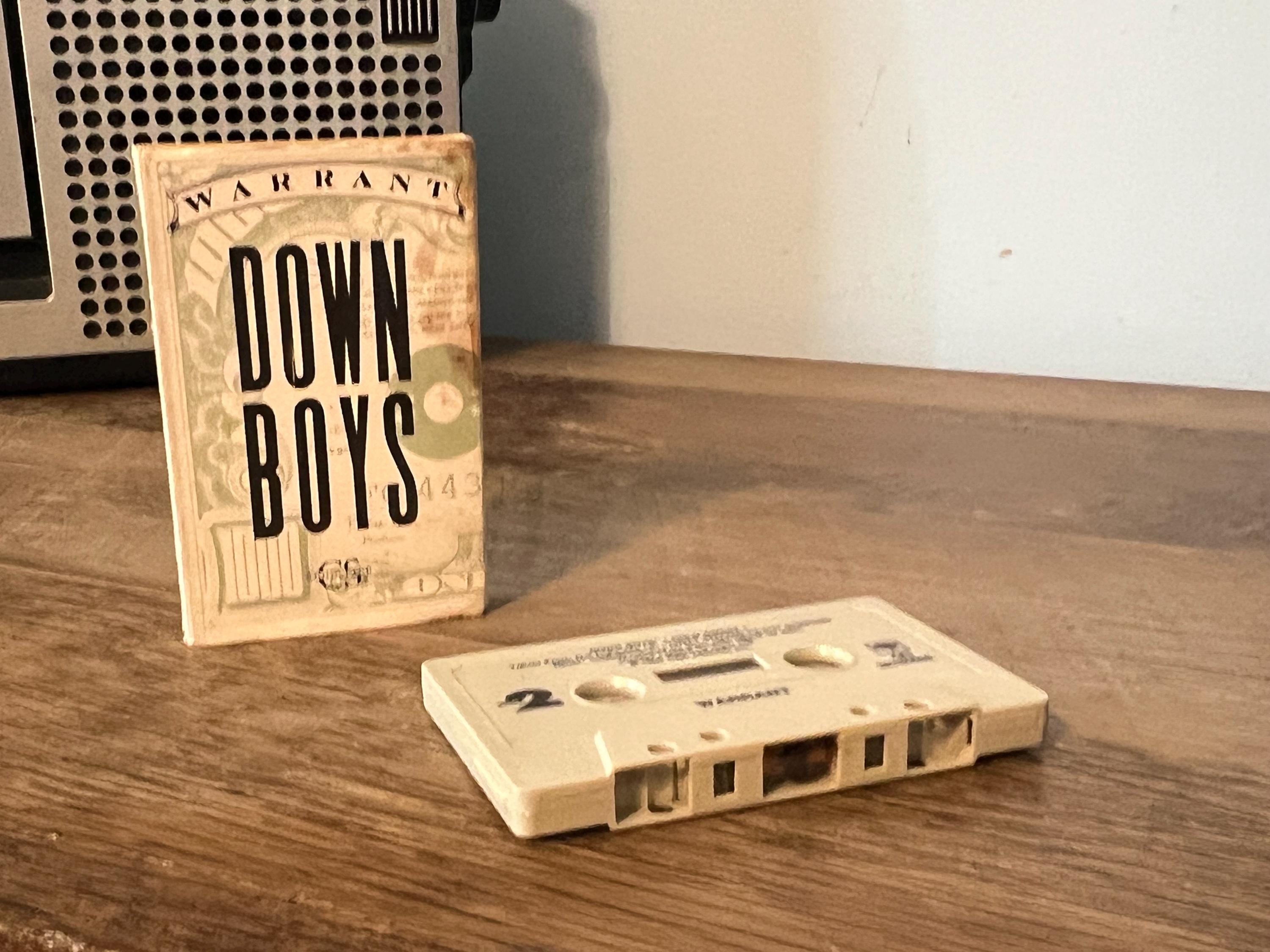 Vintage 1989 Warrant "Down Boys" Cassette Tape - Glam Heavy Metal