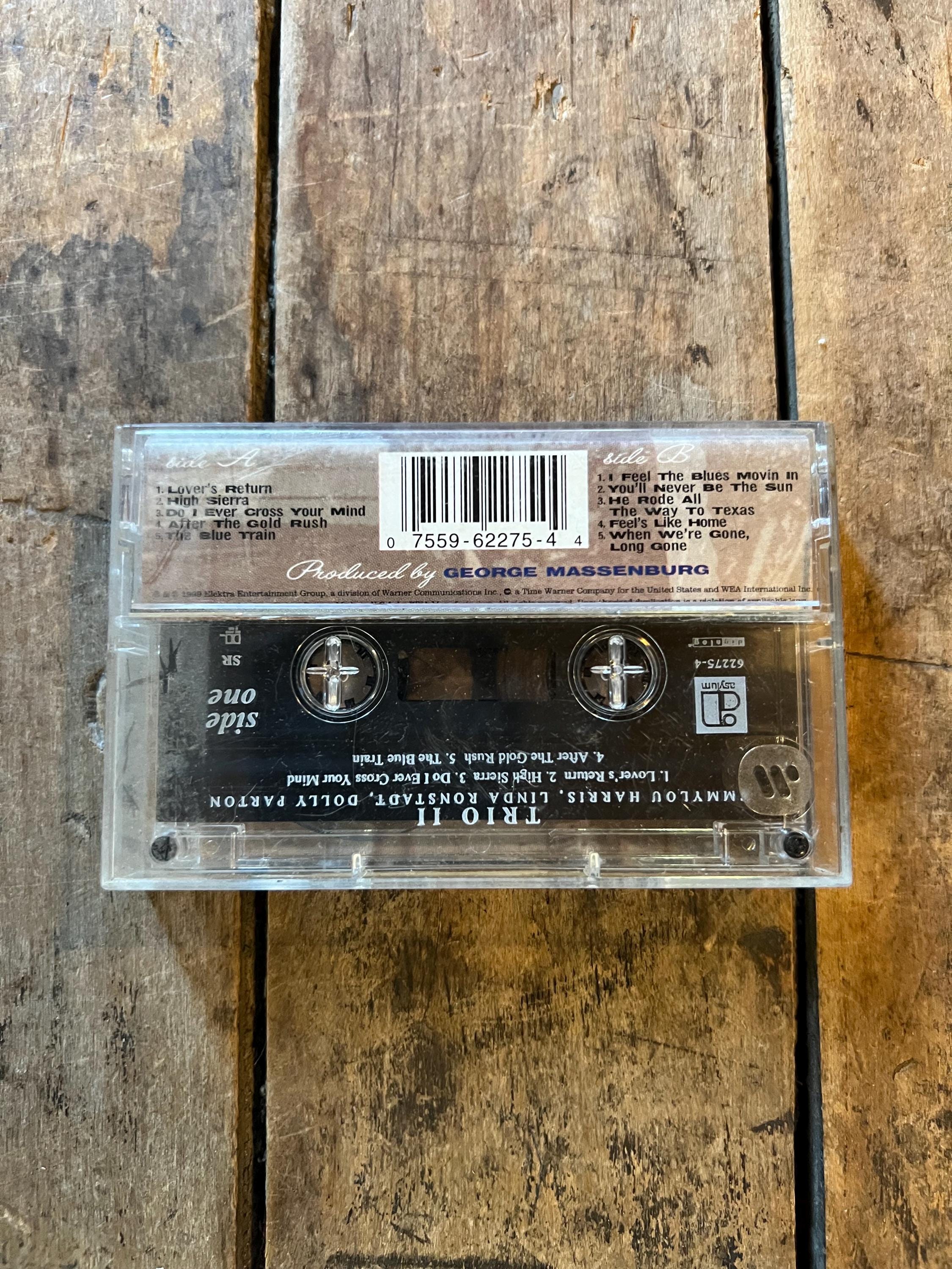 1999 Emmylou Harris, Linda Ronstadt & Dolly Parton “Trio Two” Cassette Tape - Asylum Records