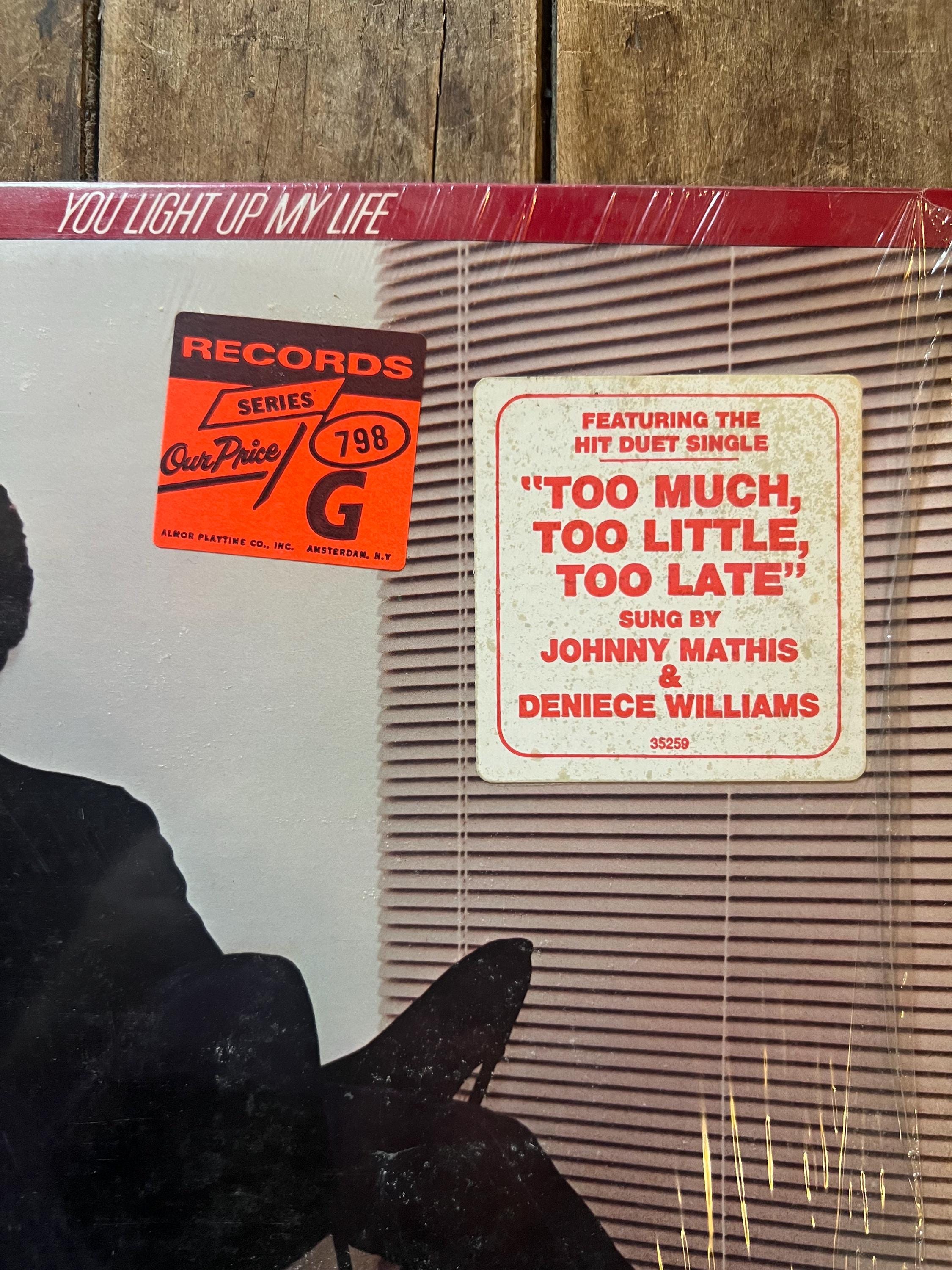 Vintage 1978 Johnny Mathis “You Light Up My Life” LP Record