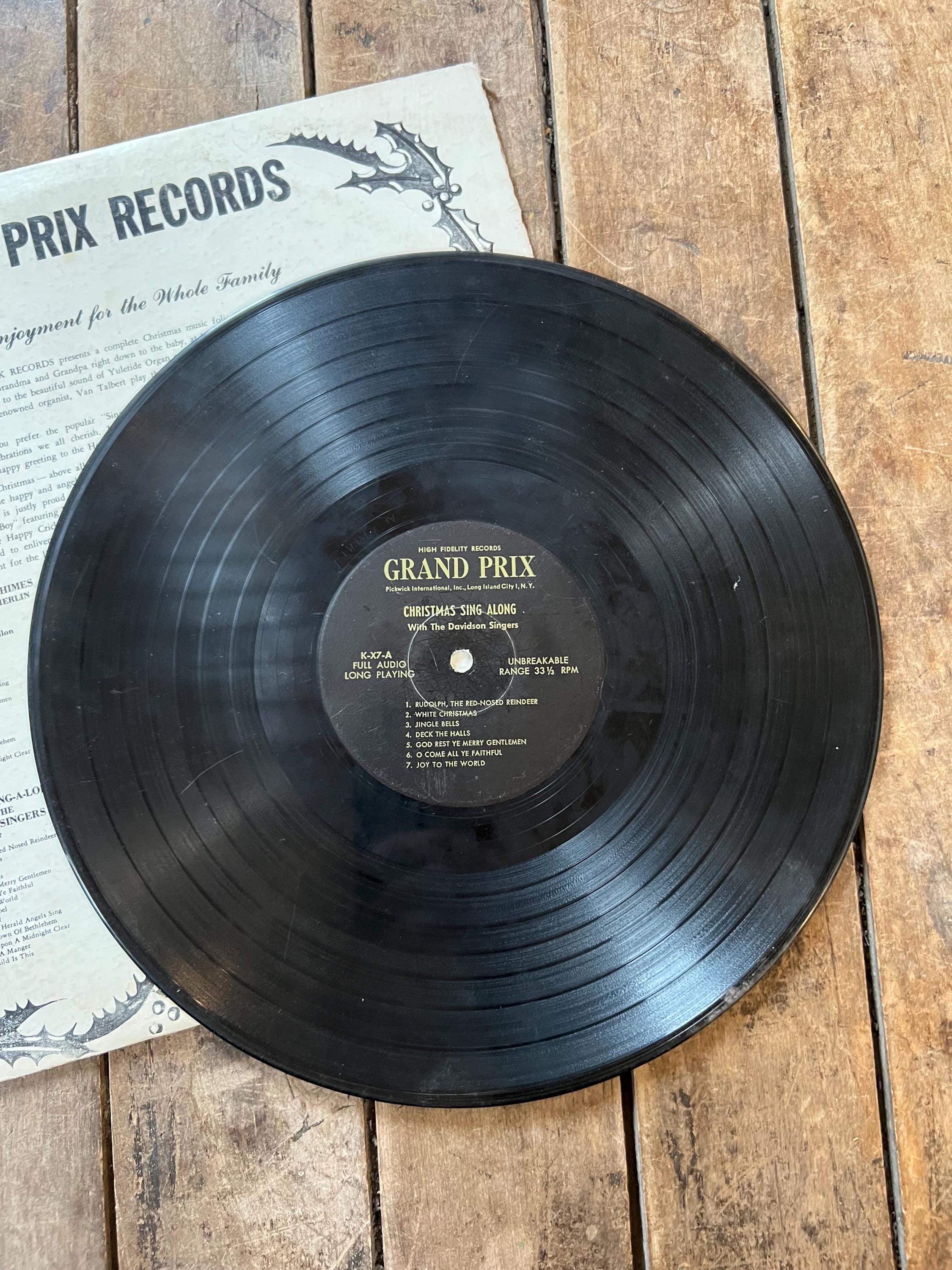 The Davidson Singers -Christmas Sing A Long- Grand Prix Records - LP Vinyl Album