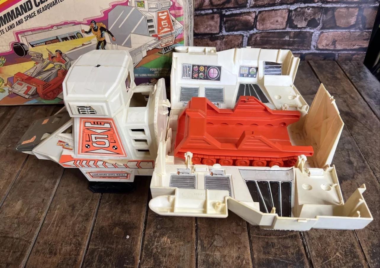 Vintage 1977 Hasbro - GI JOE SUPERJOE - Rocket Command Center #7570 Original Box
