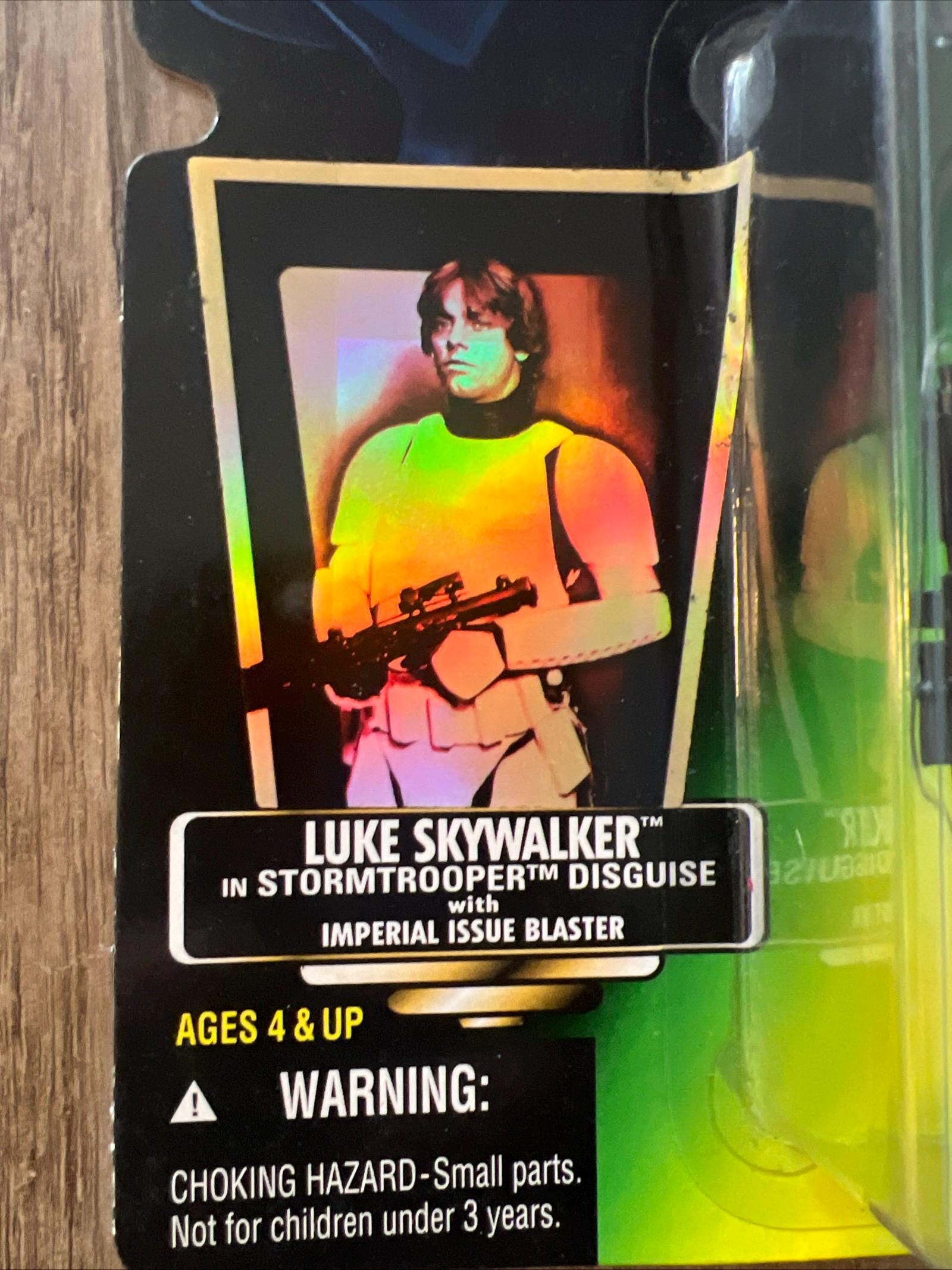 1996 Kenner Star Wars Luke Skywalker Stormtrooper Disguise Action Figure - MOC