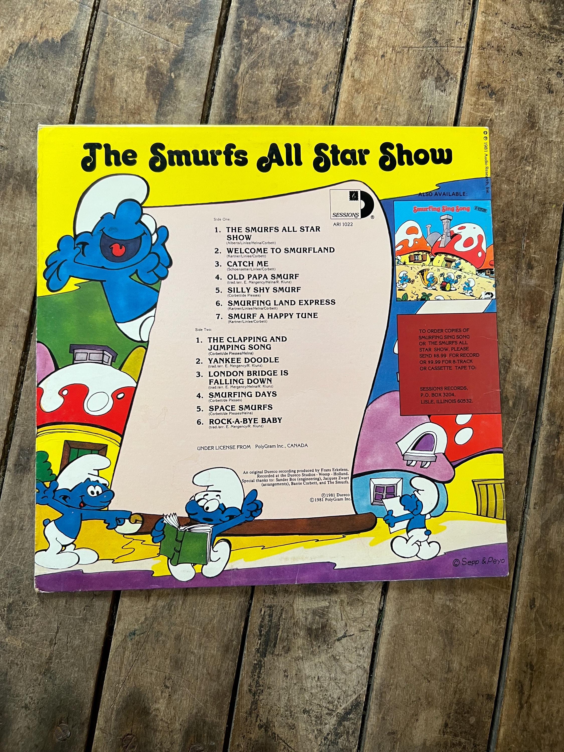 The Smurfs All Star Show - 1981 Sessions Records - LP Vinyl Album