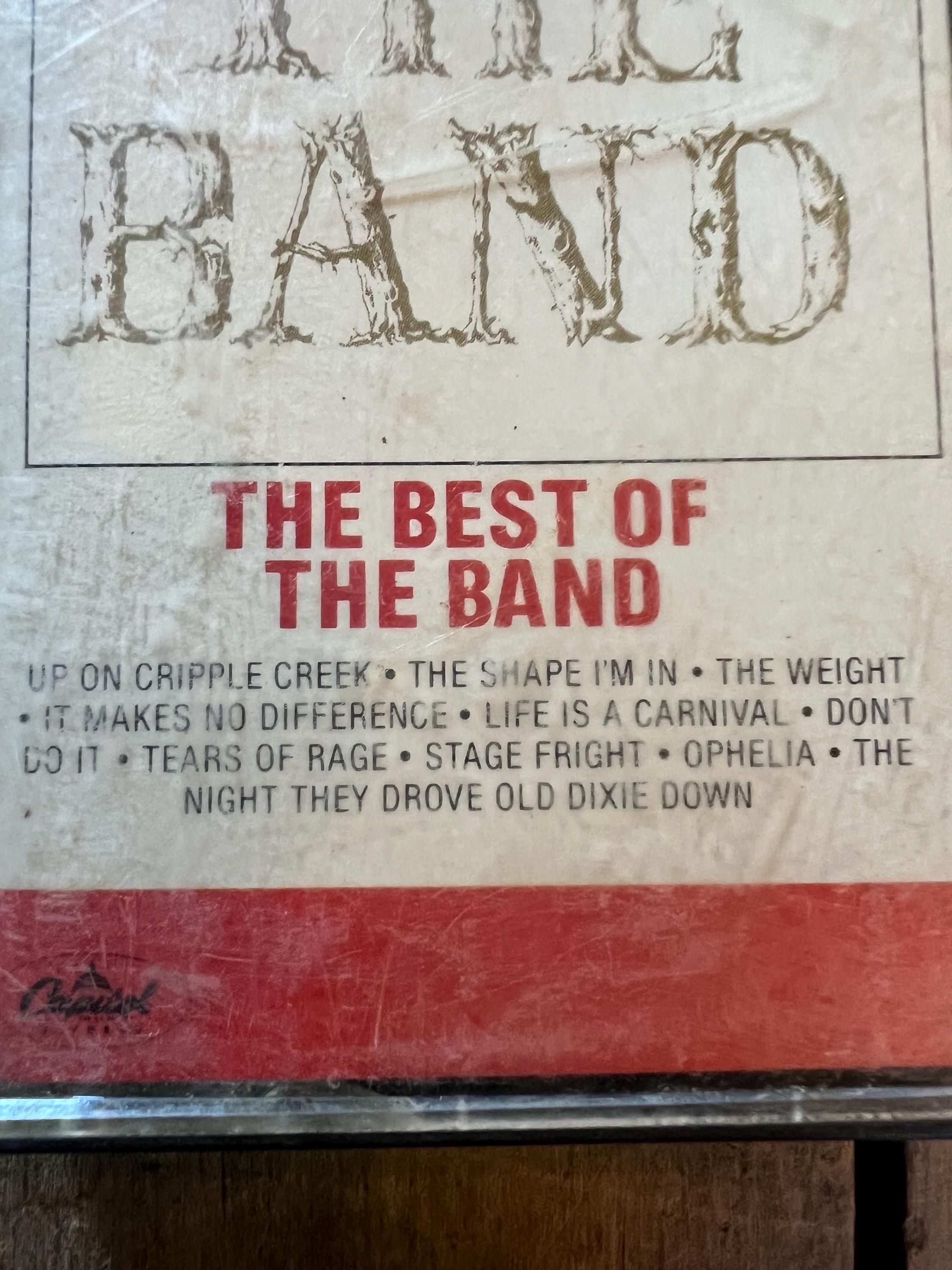1976 The Best of The Band - Original Cassette Tape - Capitol Records  - Retro Cassette Tape - Rock & Roll - Folk Rock