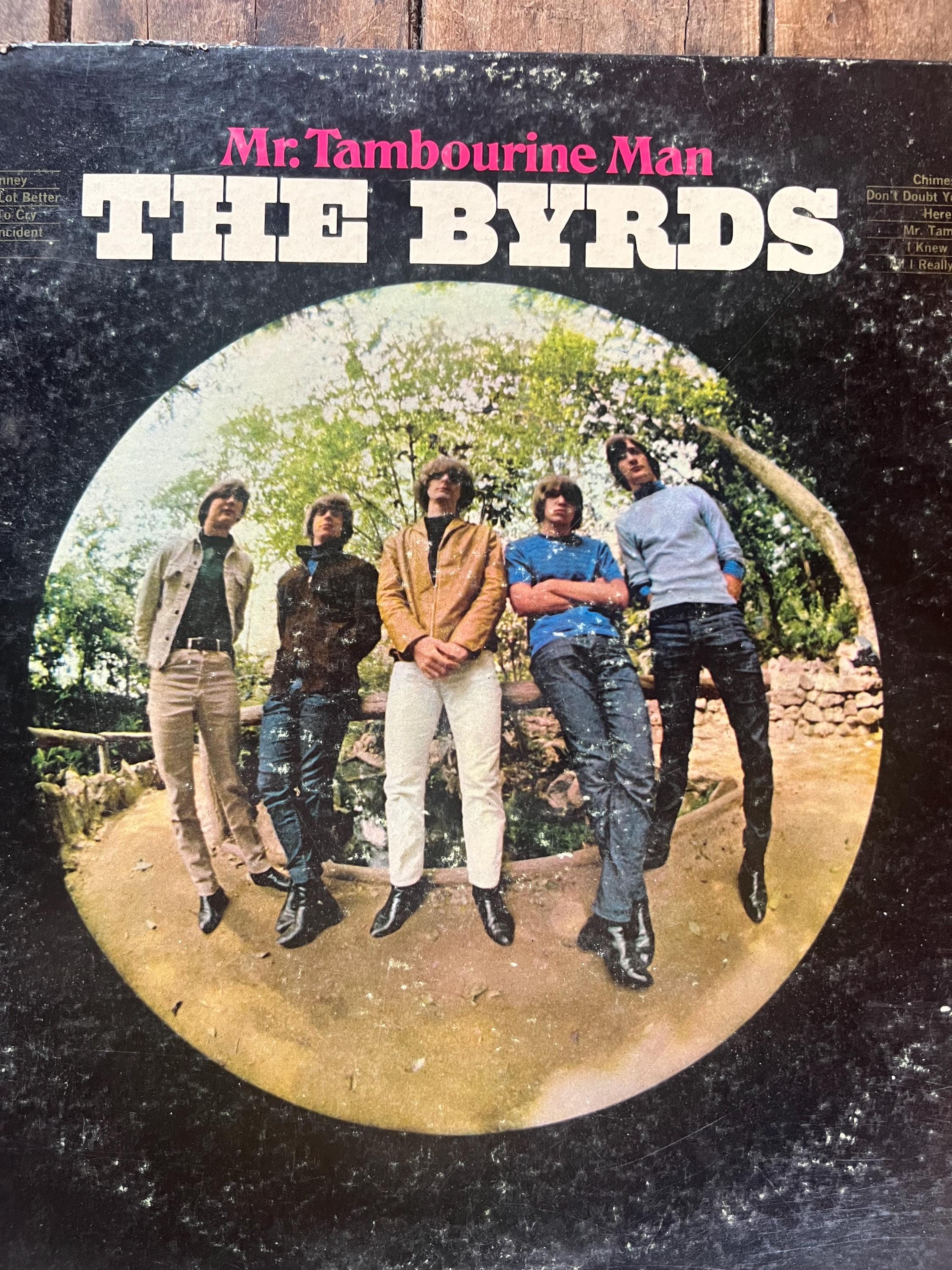 Vintage 1965 The Byrds “Mr Tambourine Man” LP Record - Columbia Records