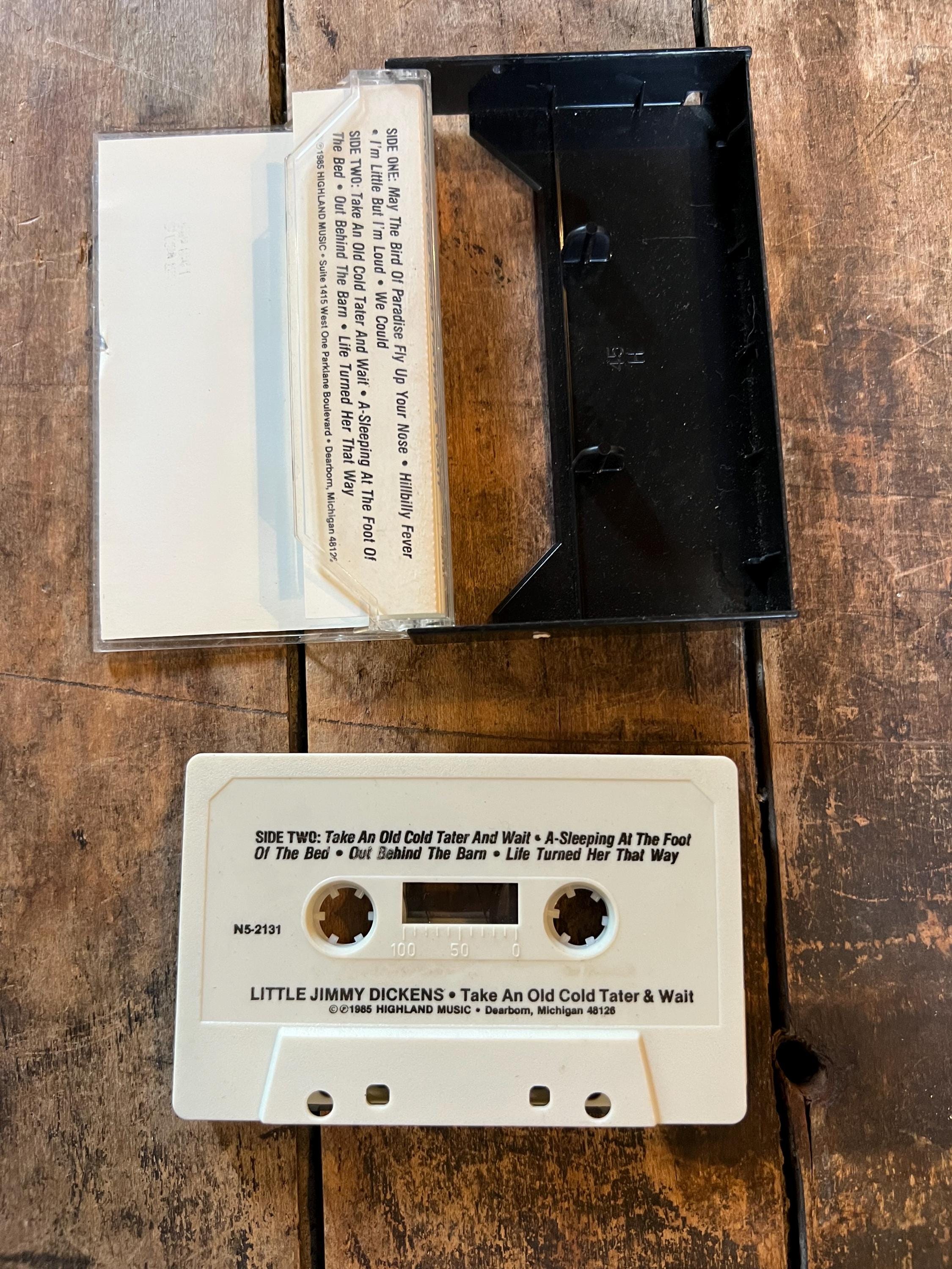 1985 Little Jimmy Dickens  “Take an Old Cold Tater and Wait” Cassette Tape - Saturday Records