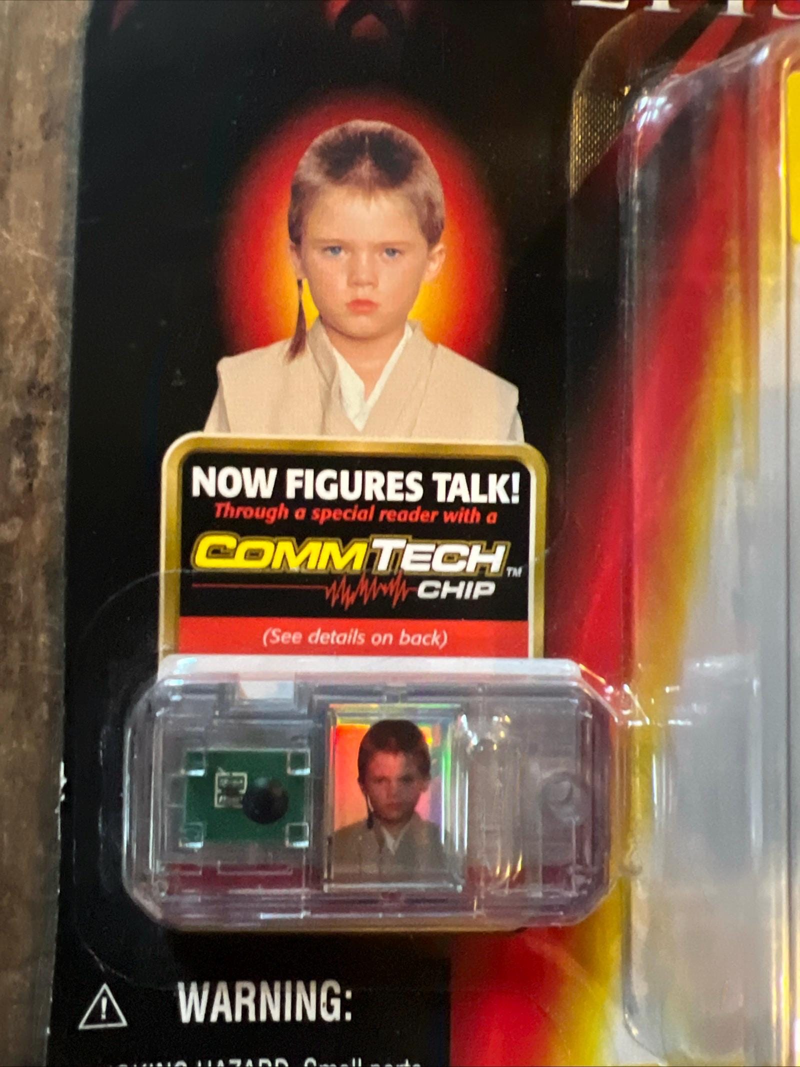 1999 Anakin Skywalker Action Figure – Episode 1 Star Wars, Commtech Chip MOC