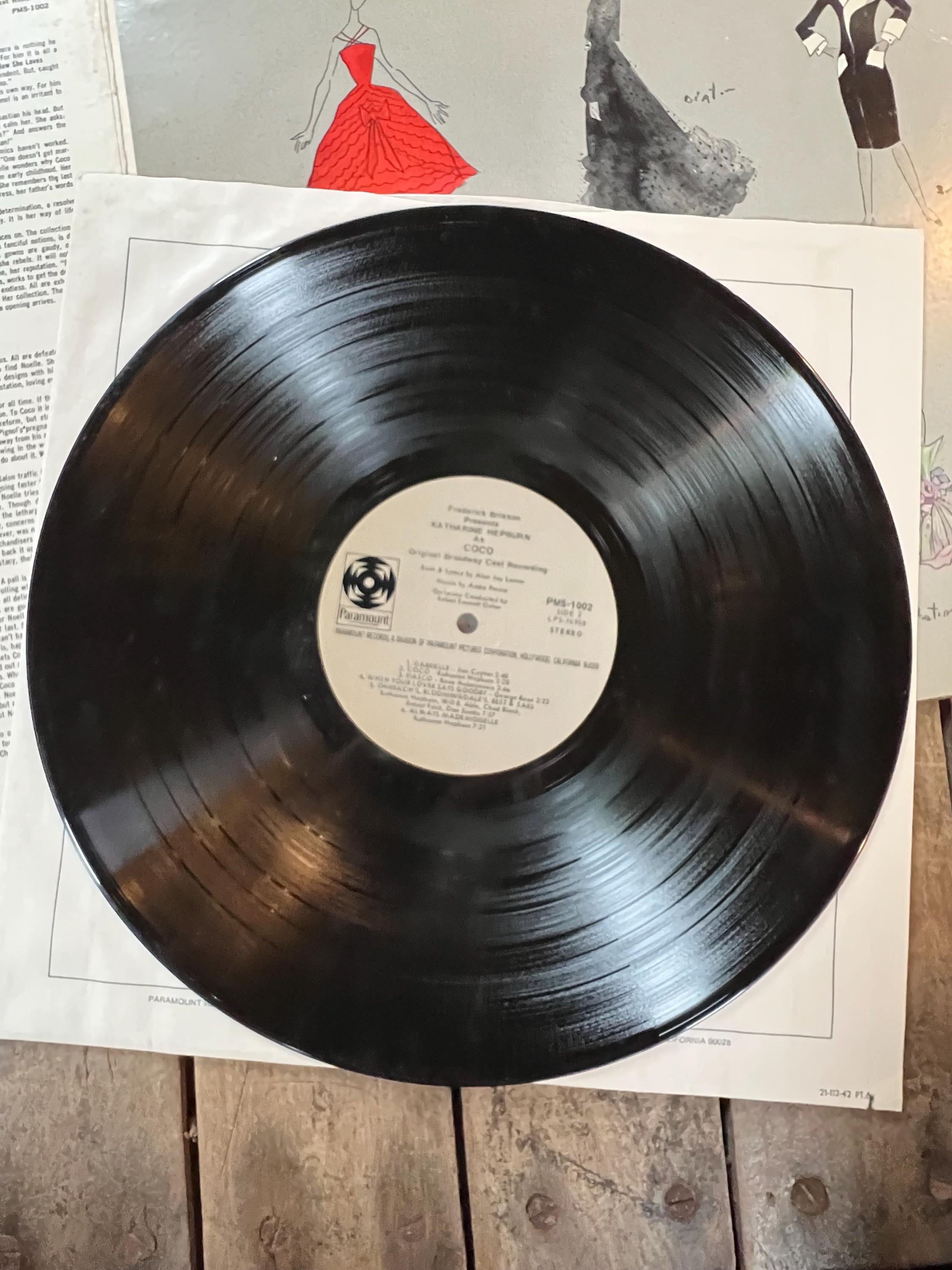 Katharine Hepburn as CoCo - 1972 Broadway Cast LP Record