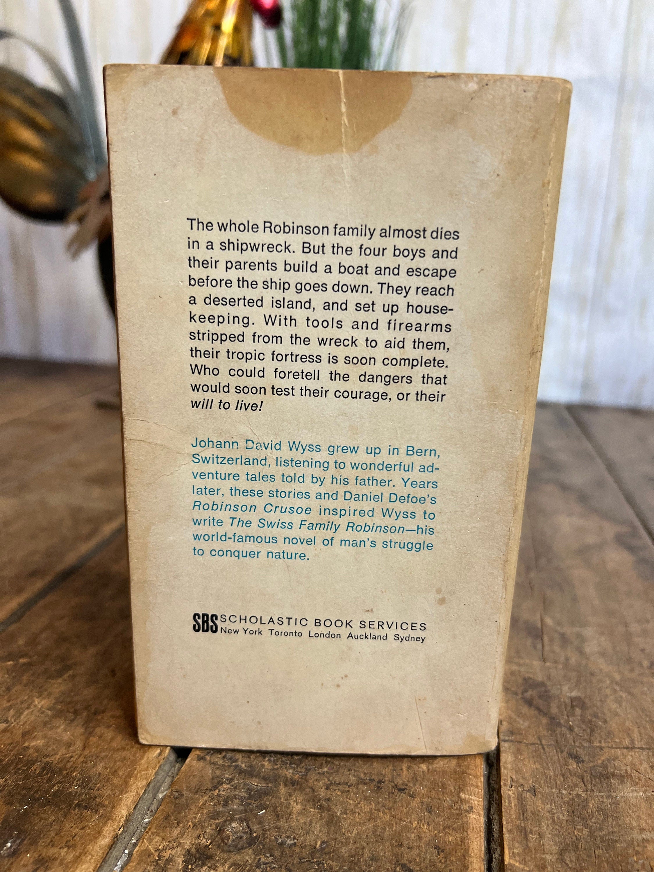 The Swiss Family Robinson: 1969 Scholastic 1st Printing Paperback