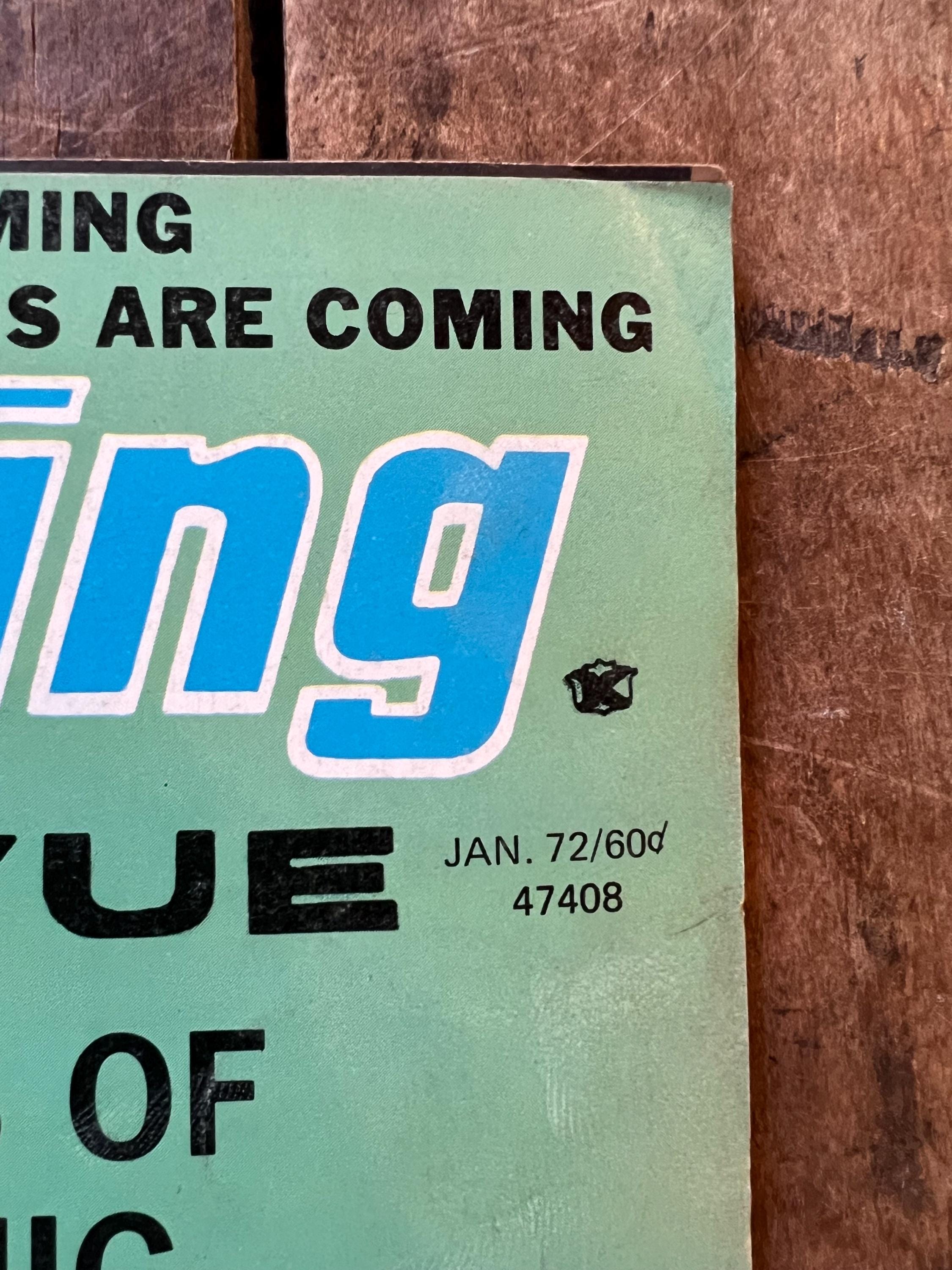Wrestling Revue Magazine - January 1972 Issue - WWF / WWE - Domenic DeNucci Cover