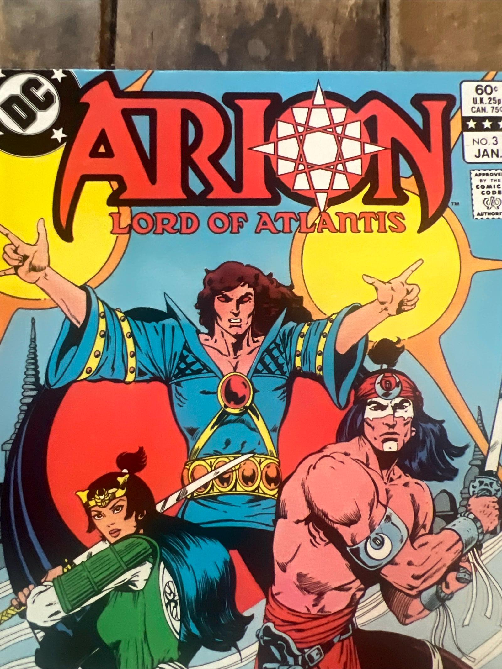 Arion, Lord of Atlantis #3 (1983) Volume 2 - DC Comics - Warner Communications Company