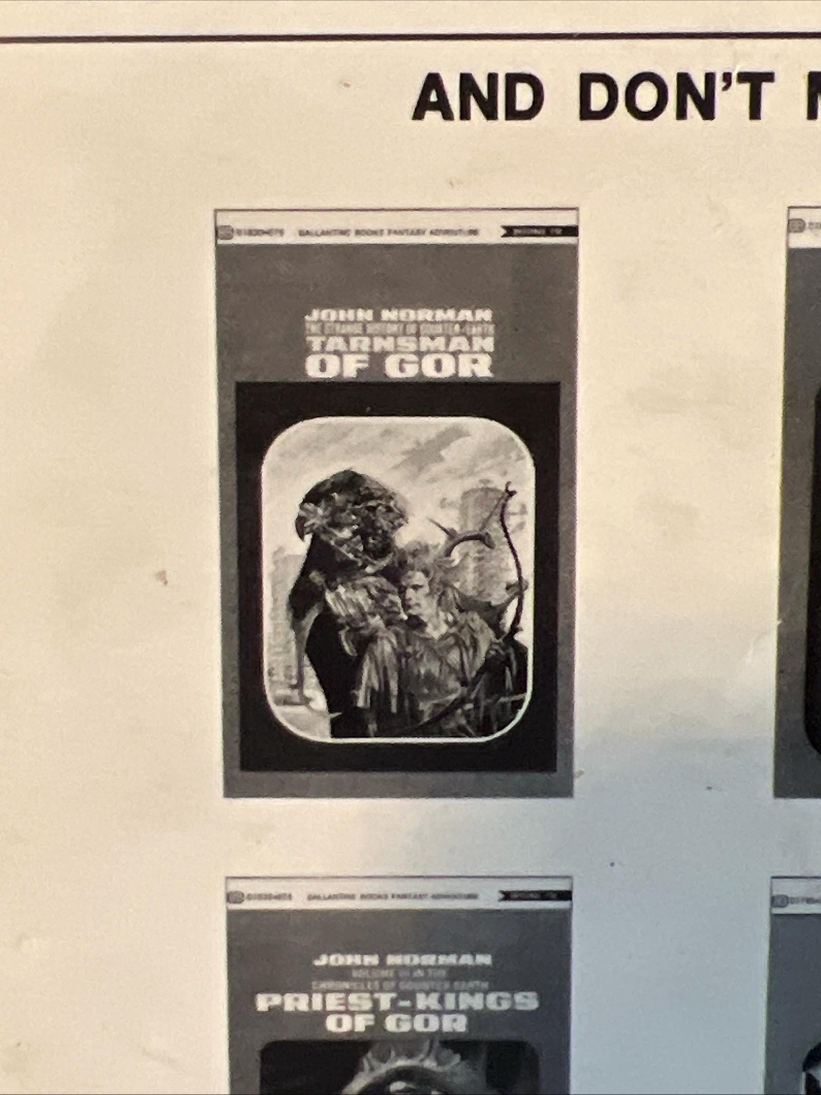 Assassin Of GOR By John Norman - 1970 Paperback Original First Printing Edition