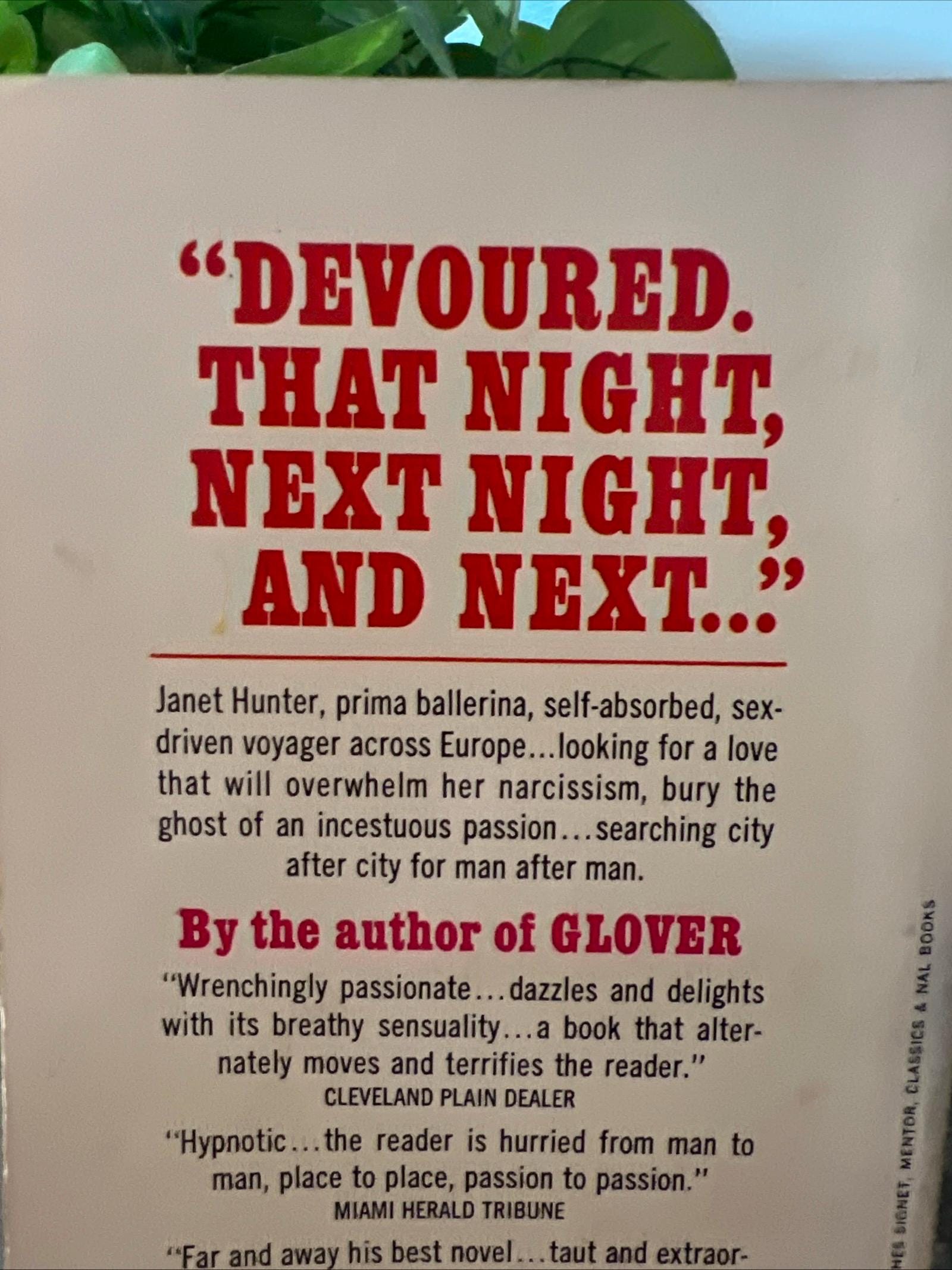 Excursion by Francis Pollini ( 1968 Signet Books Paperback)