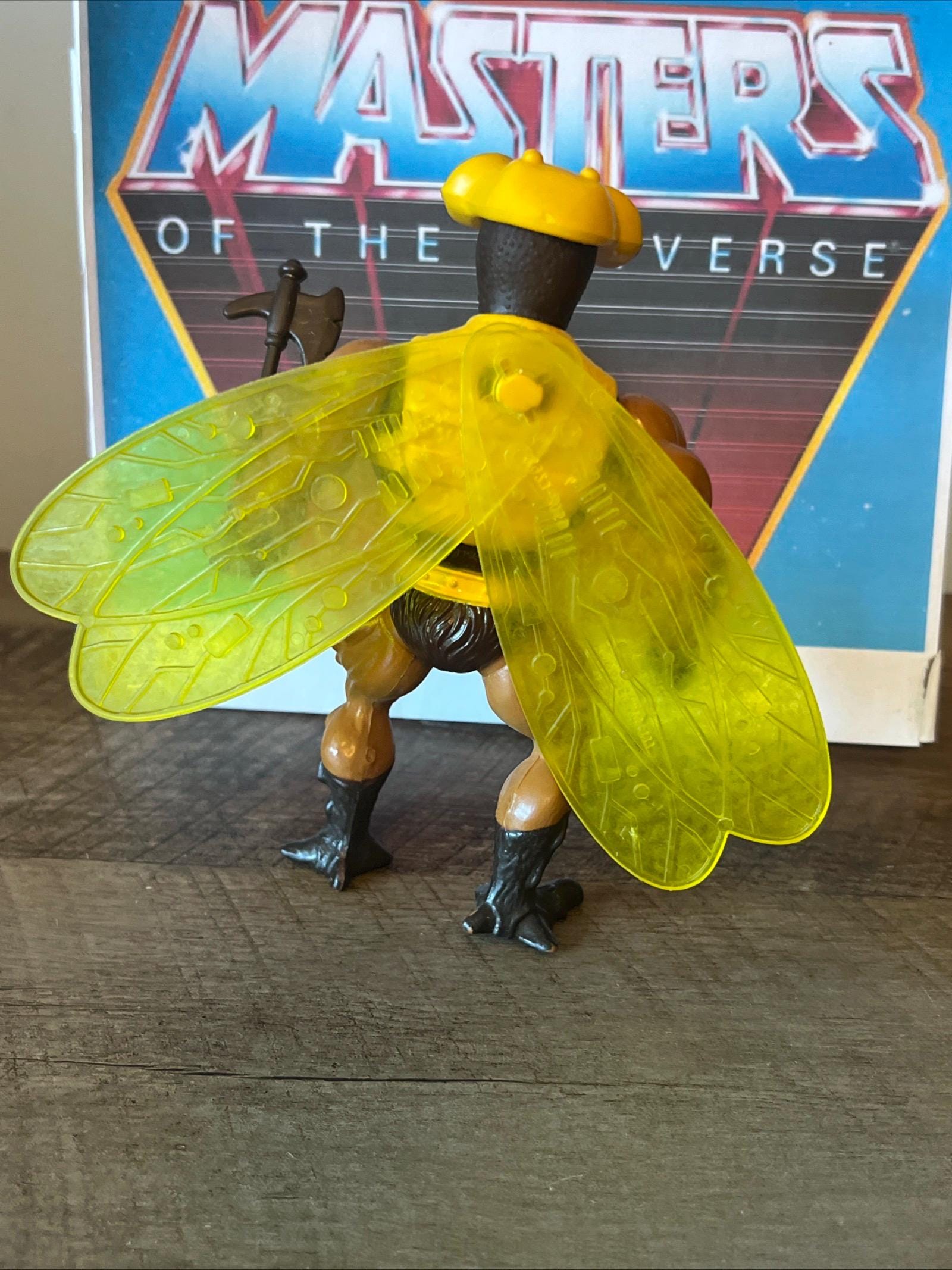 Vintage Buzz-Off Action Figure: Masters of the Universe, Complete with Accessories