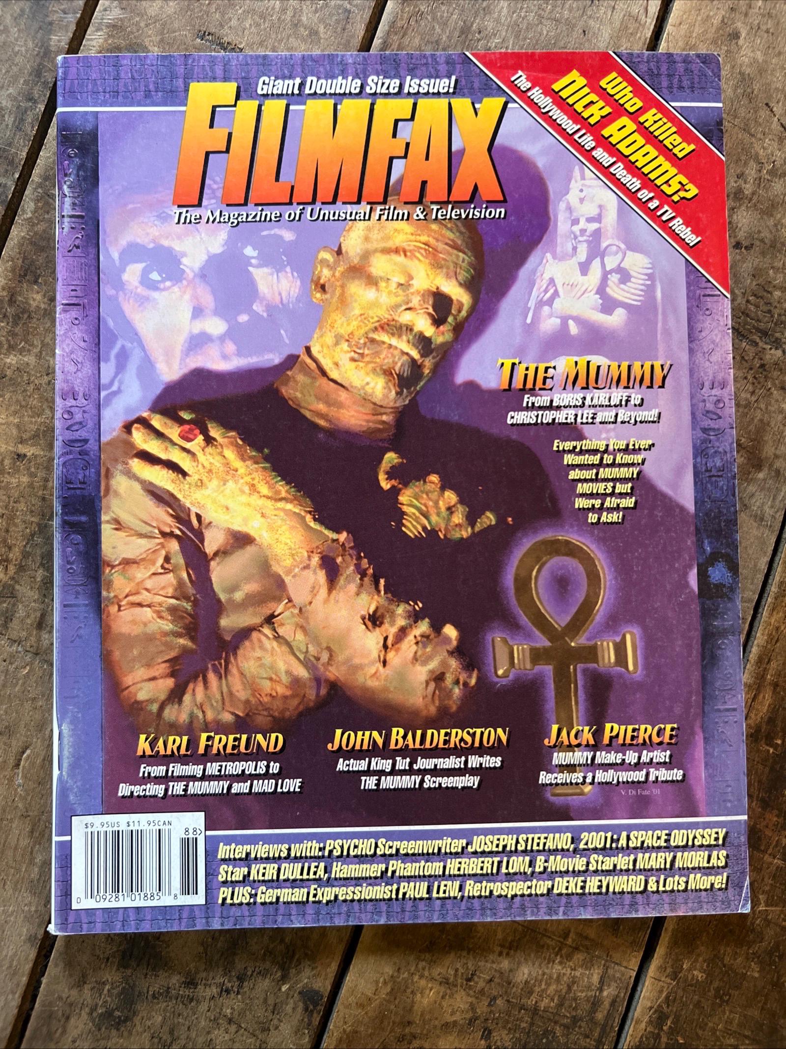 FILMFAX #87-88 ( Oct. / Jan 2002) The Mummy Cover Film & TV Magazine