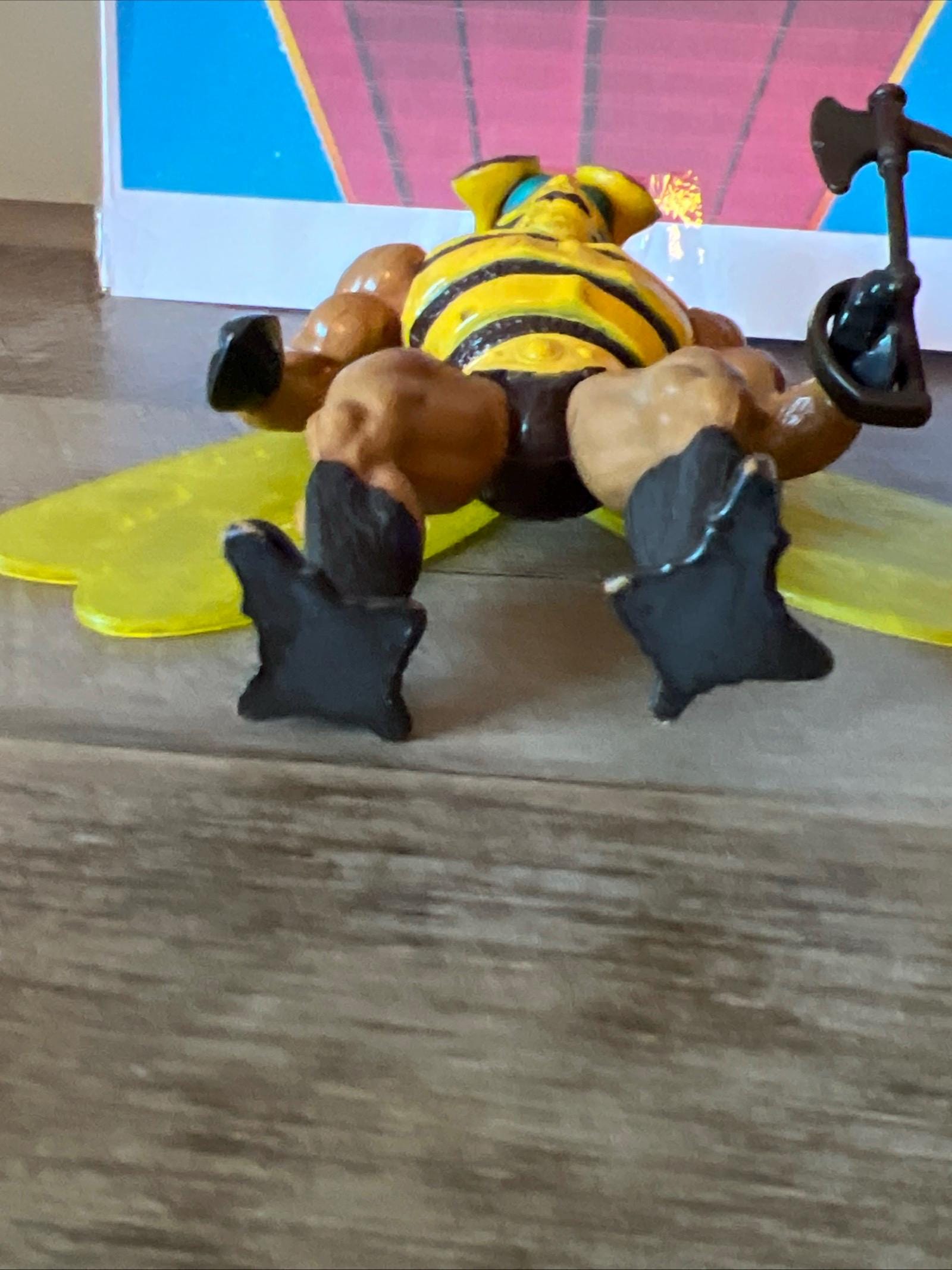 Vintage Buzz-Off Action Figure: Masters of the Universe, Complete with Accessories