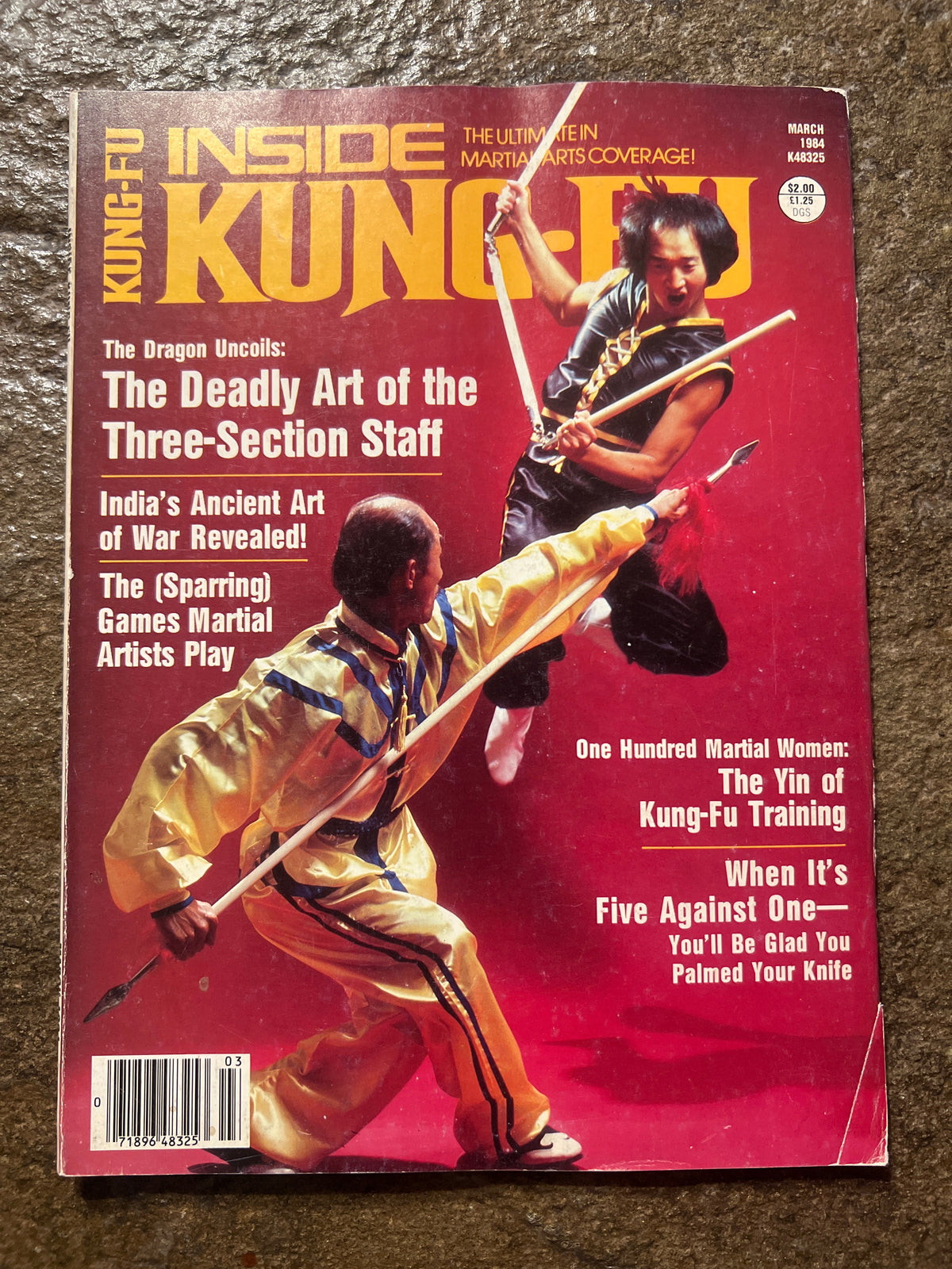 Inside Kung-Fu Magazine - March 1984 - The Deadly Art Of The Three Section Staff