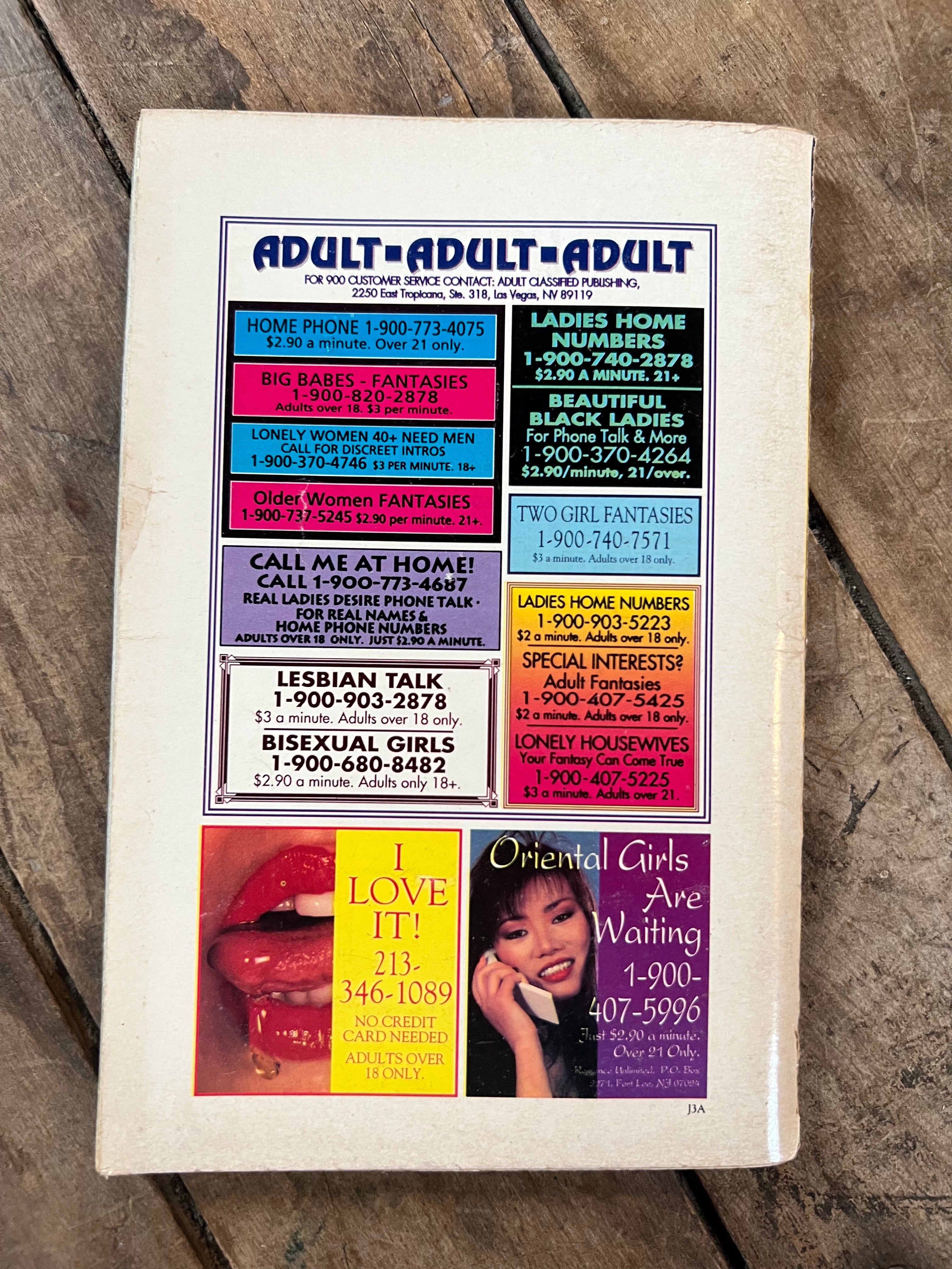 PORN STARS TRUE  LETTERS Magazine - Spring 1993 Issue