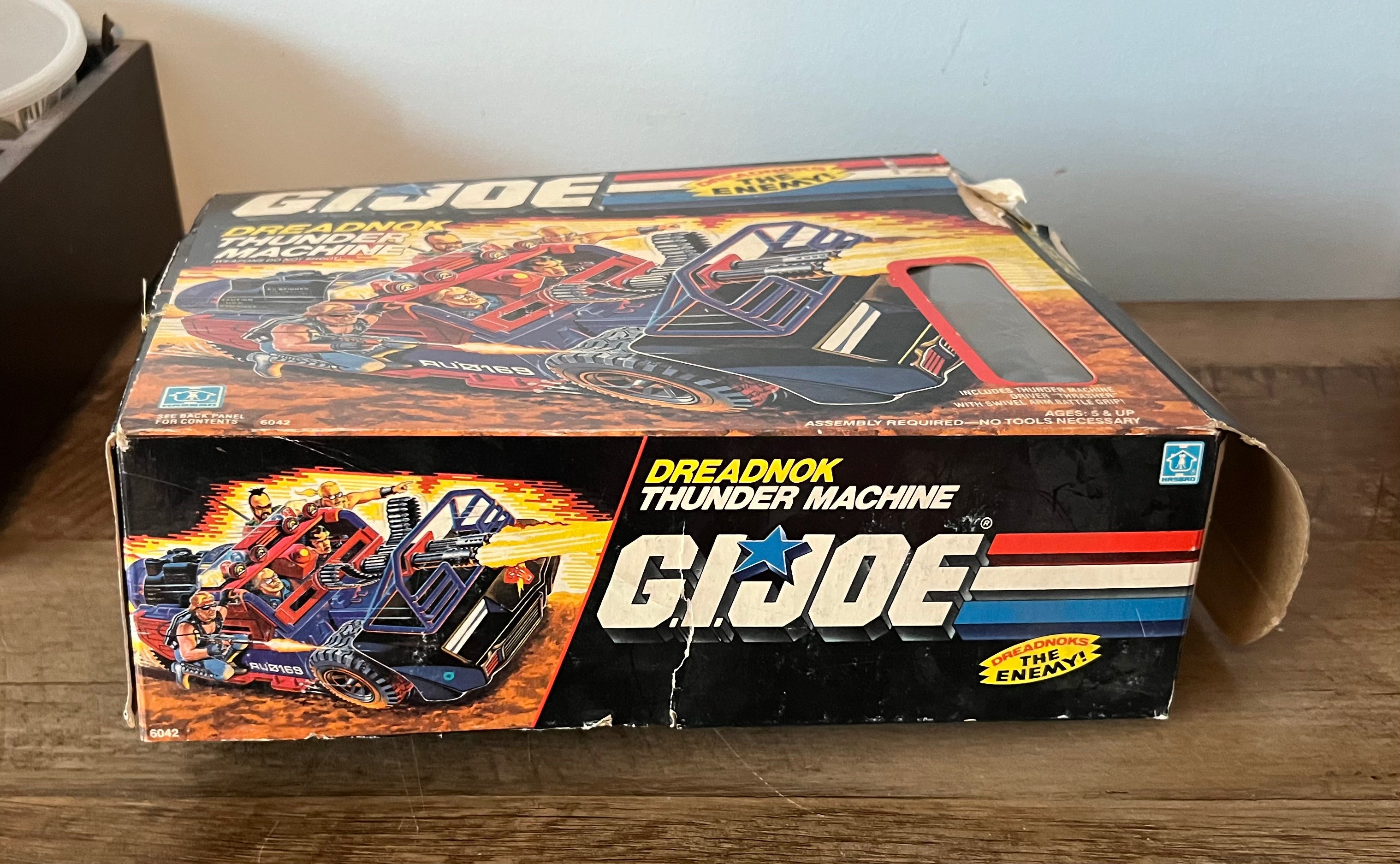 1986 Hasbro GI JOE- Dreadnok Thunder Machine & Thrasher - Original Box Complete