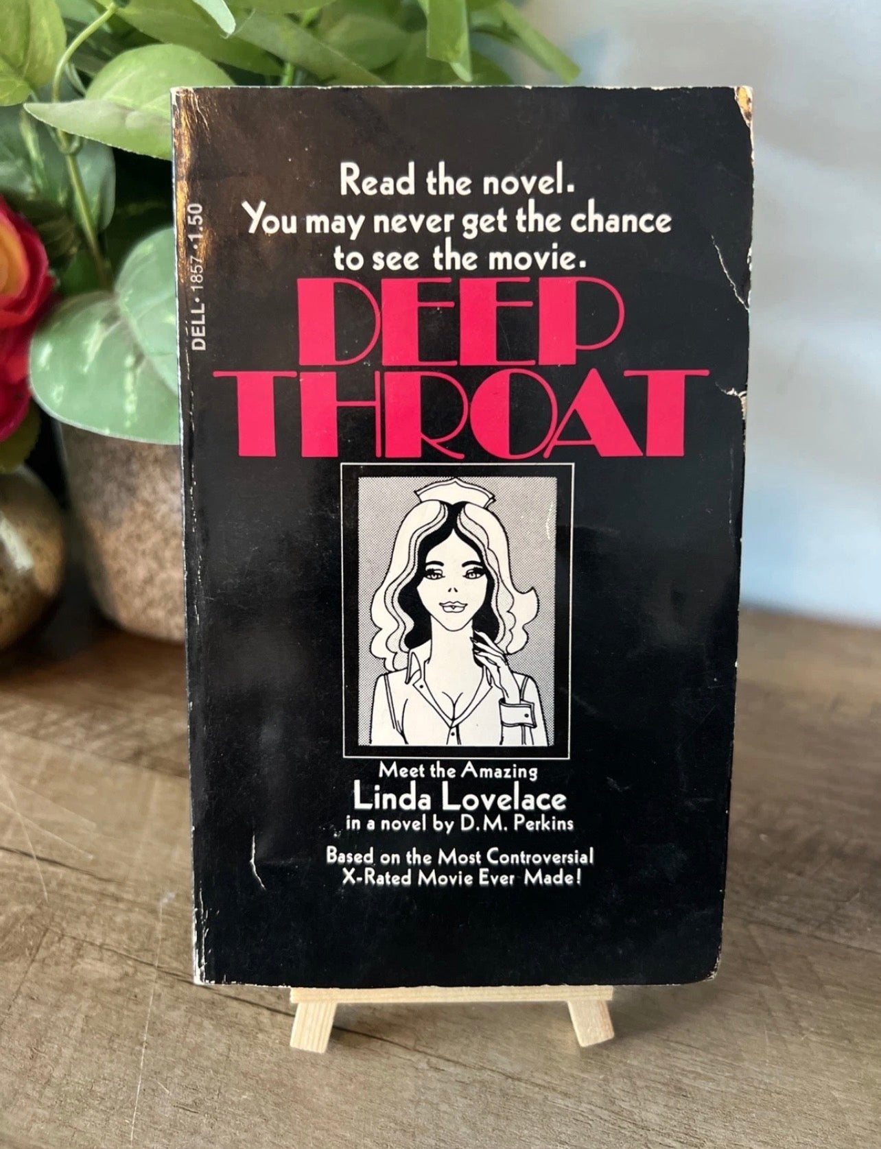 Deep Throat by D.M. Perkins - Erotica Sleaze Paperback - Dell Books 1973