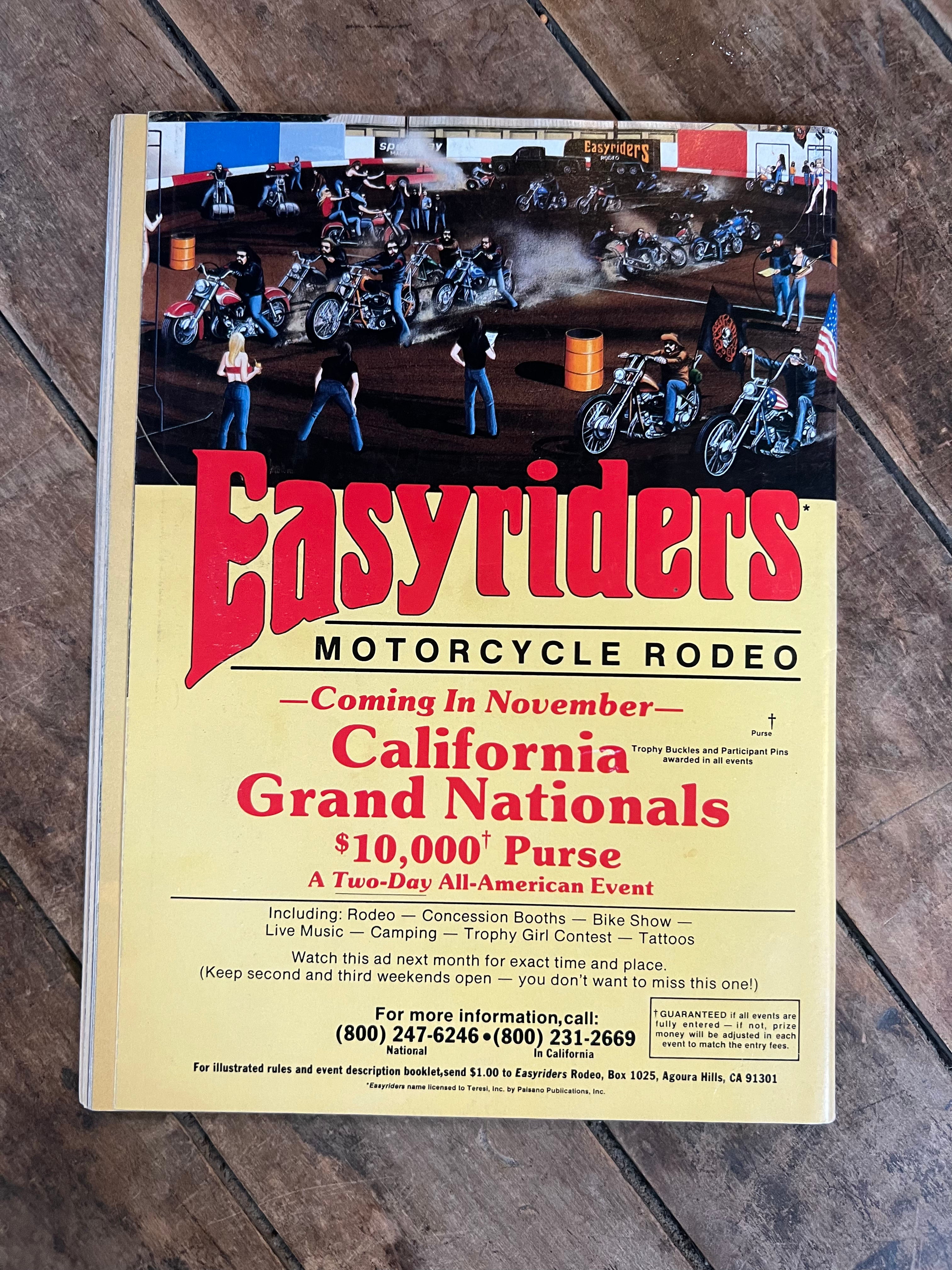 EASYRIDERS Magazine - November 1987 Issue