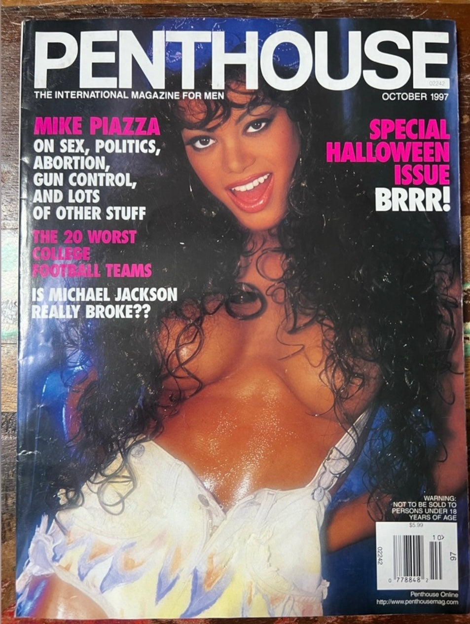 Penthouse Magazine October 1997 Mason Maconi Covergirl