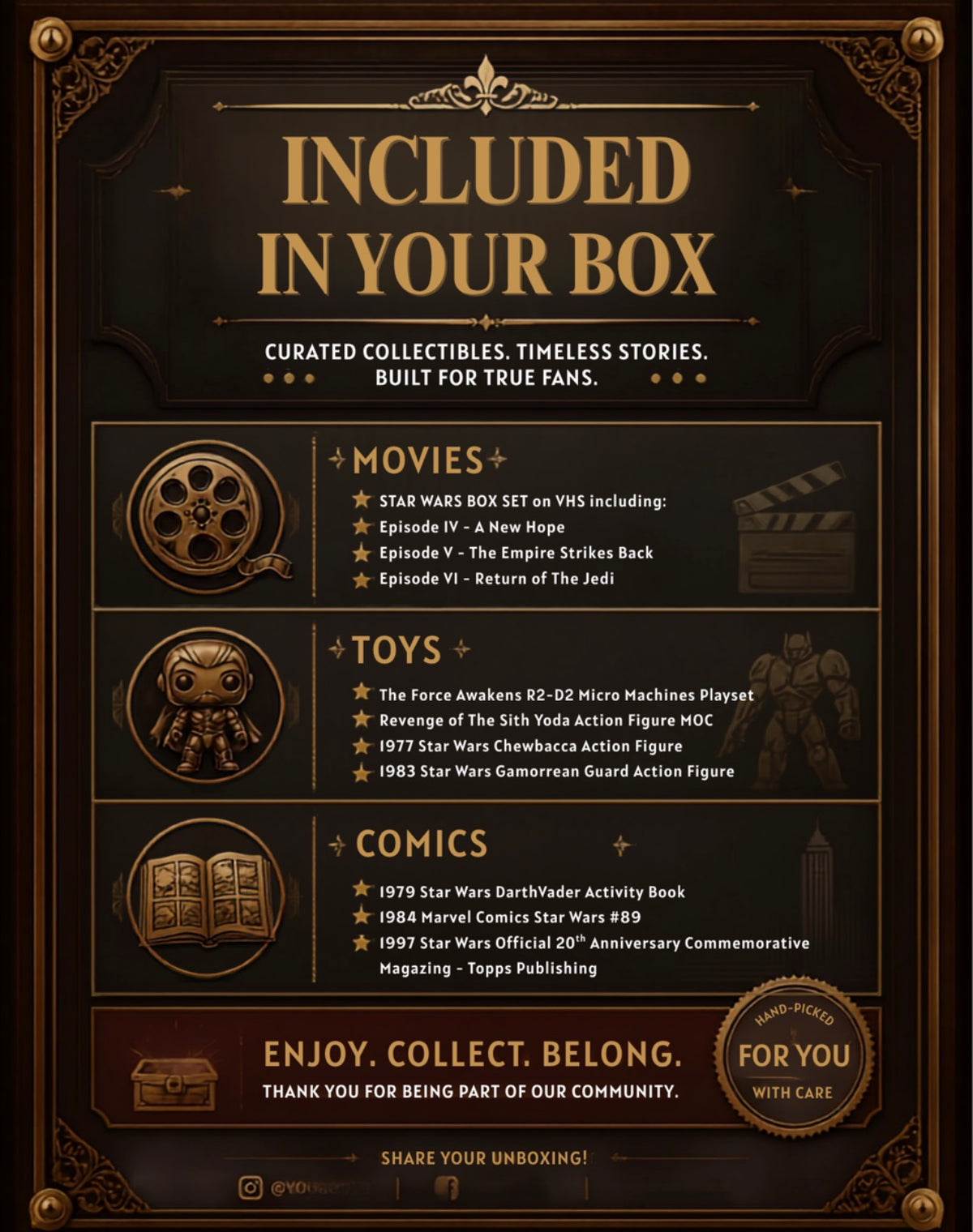 Vintage STAR WARS Gift Box