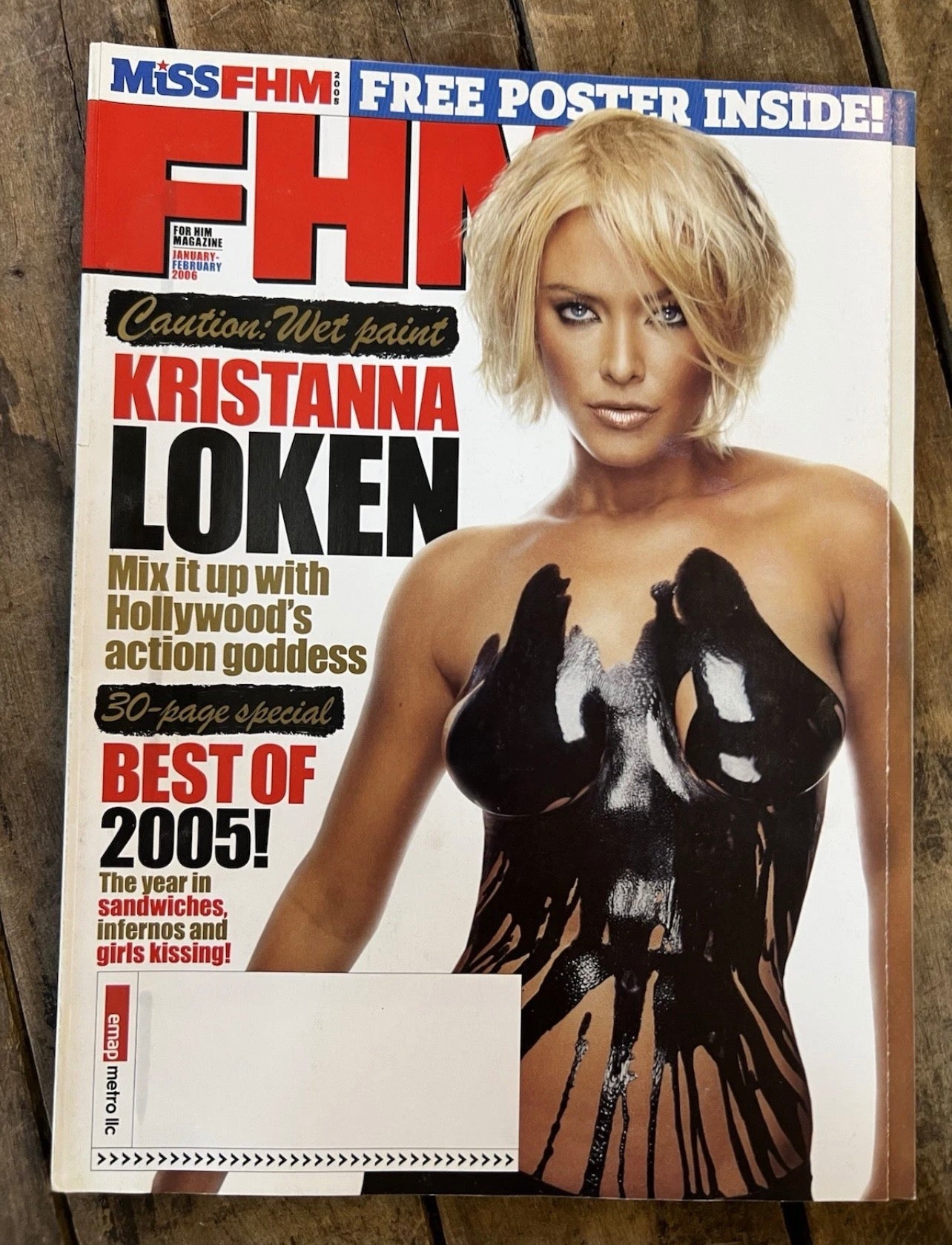 FHM Magazine For Men - January / February 2006 - Kristanna Loken Cover