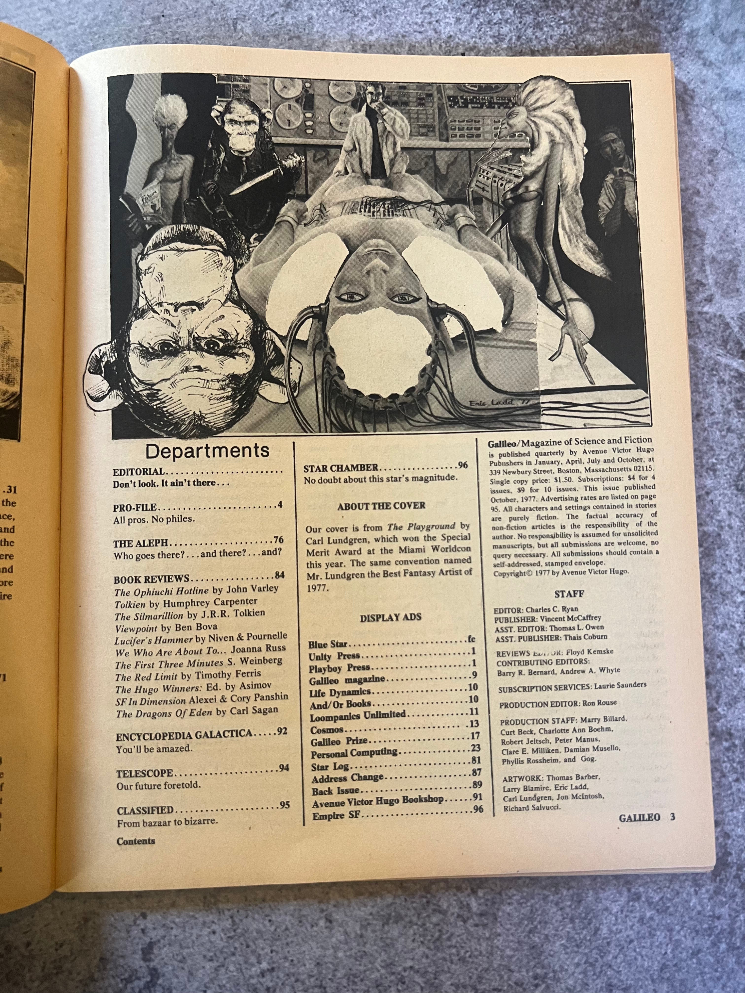 Galileo Magazine Of Science & Fiction - 1977 October Issue #5