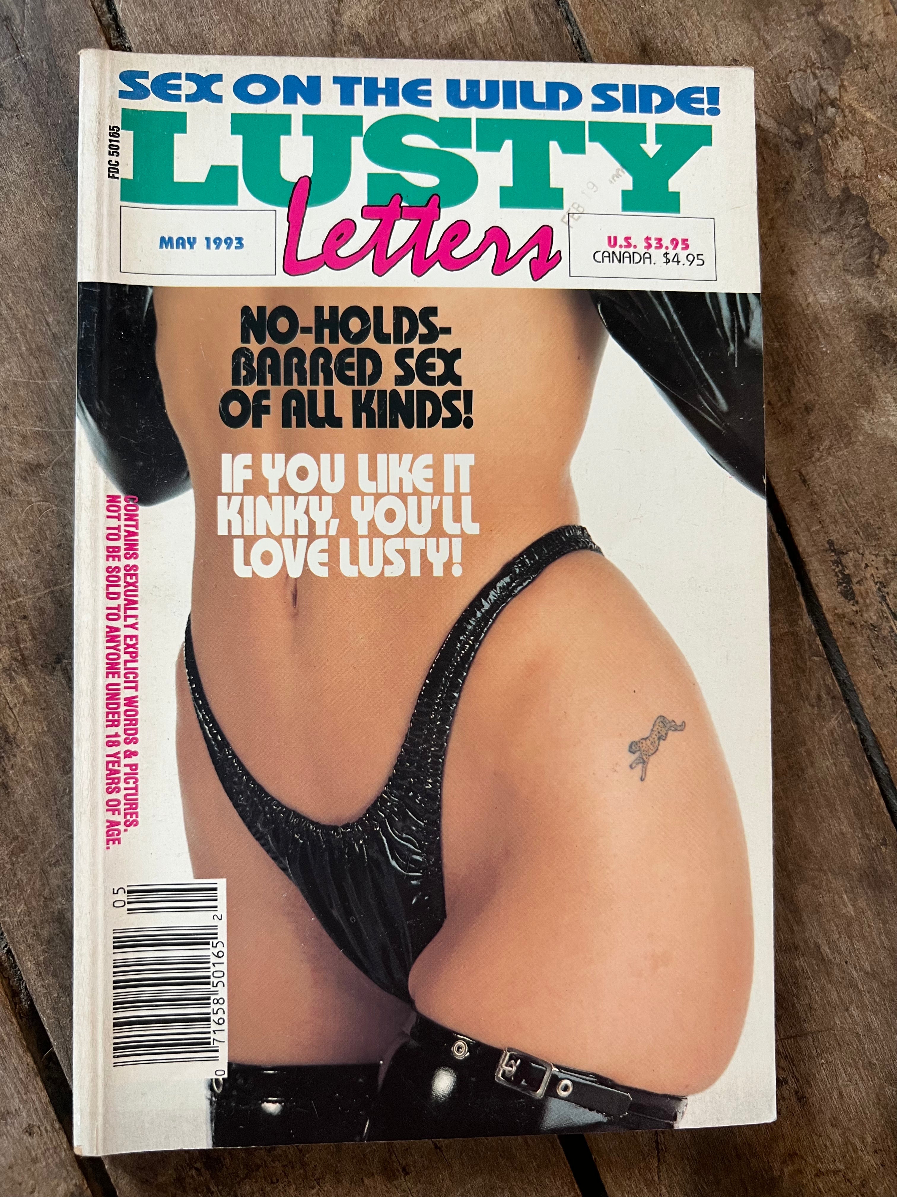LUSTY LETTERS Magazine - MAt 1993 Issue
