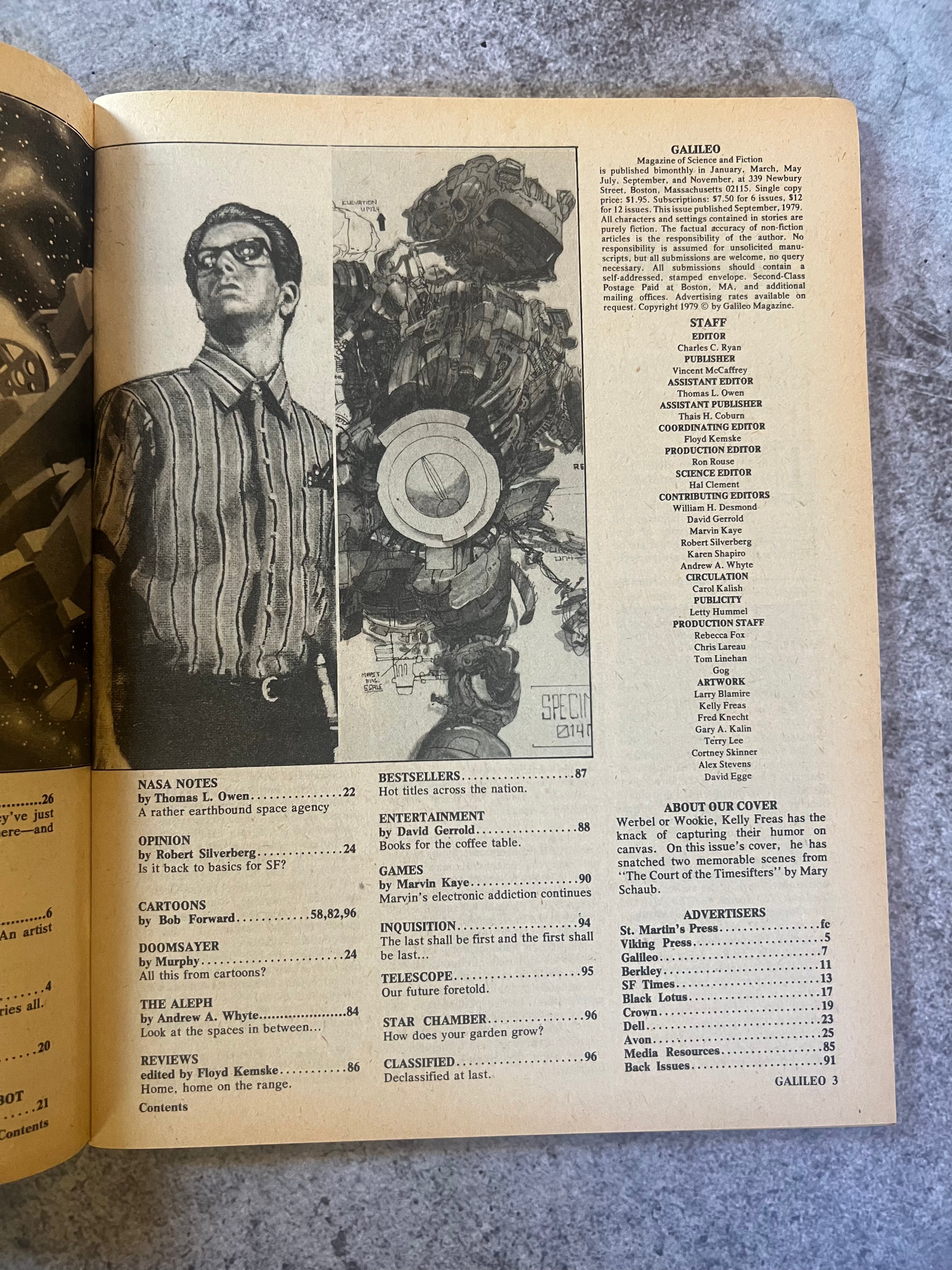 Galileo Magazine Of Science & Fiction - 1979 September Issue #14
