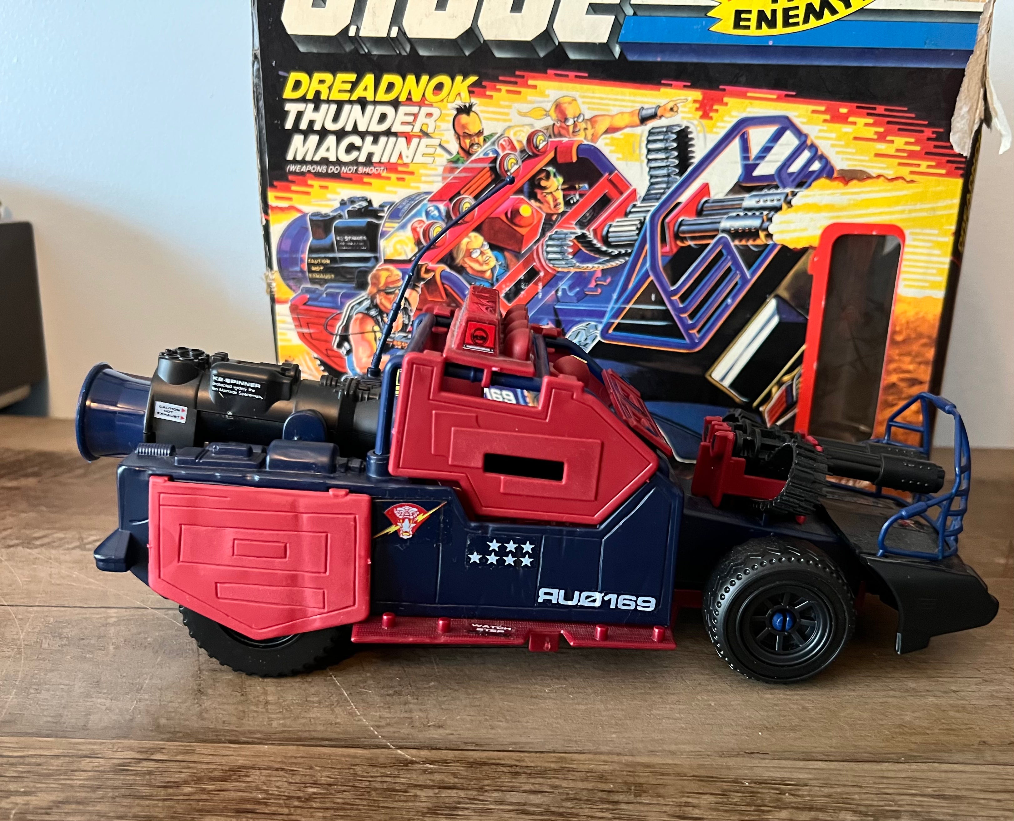 1986 Hasbro GI JOE- Dreadnok Thunder Machine & Thrasher - Original Box Complete