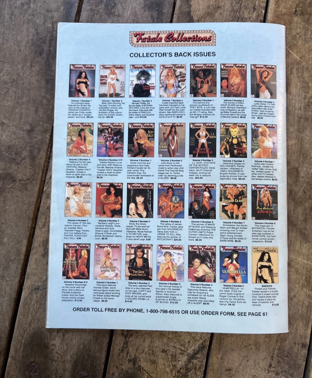 Vintage FEMME FATALES Magazine Vol.6 #3 (1997) Flesh Gordon The Special Edition