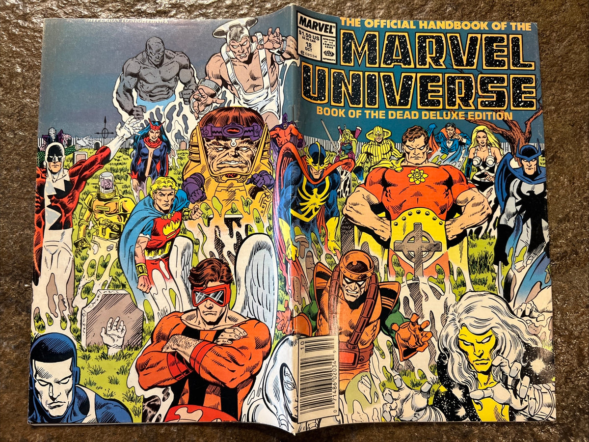 The Official Handbook of the Marvel Universe #18 (1987) Book of The Dead Deluxe Edition