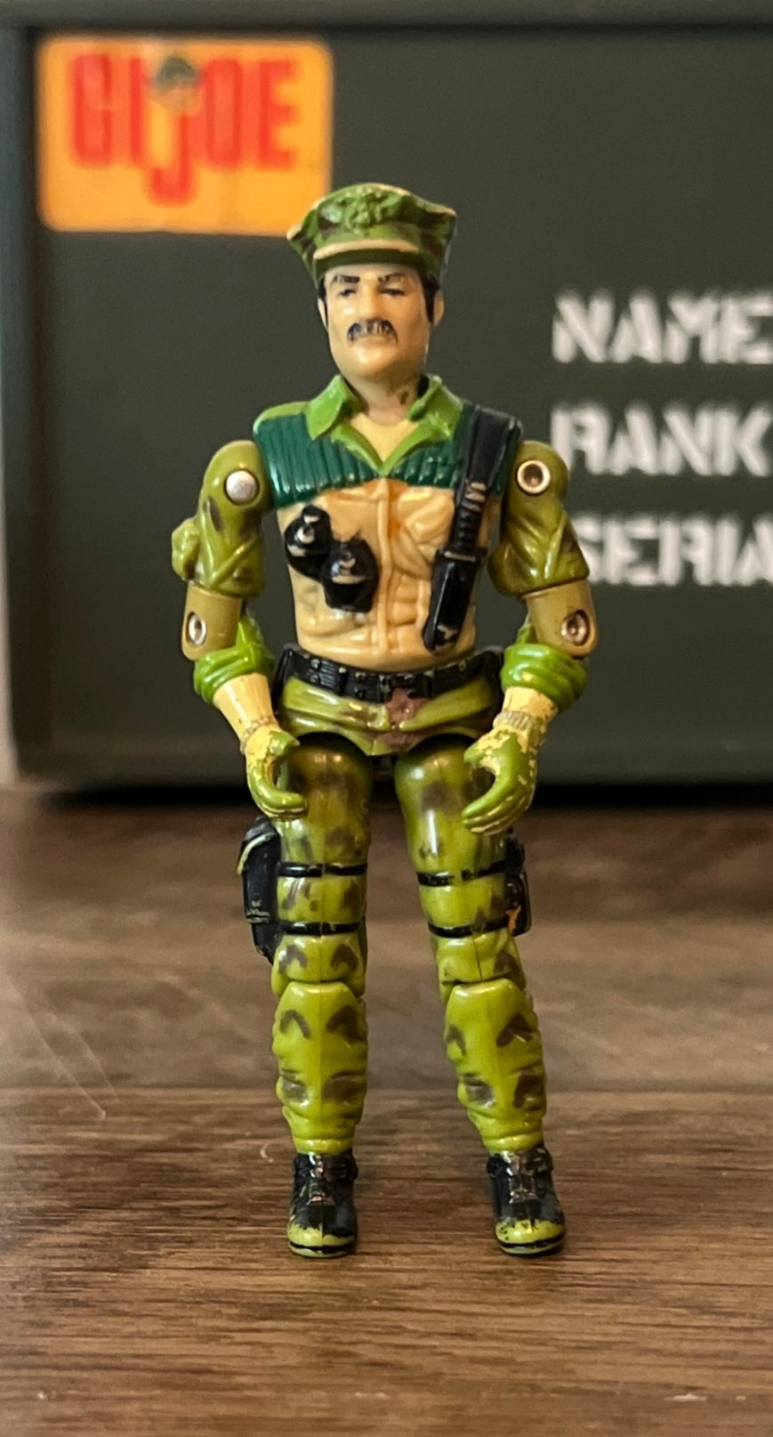 1986 Hasbro GI Joe - LEATHERNECK : Marine Action Figure - ARAH